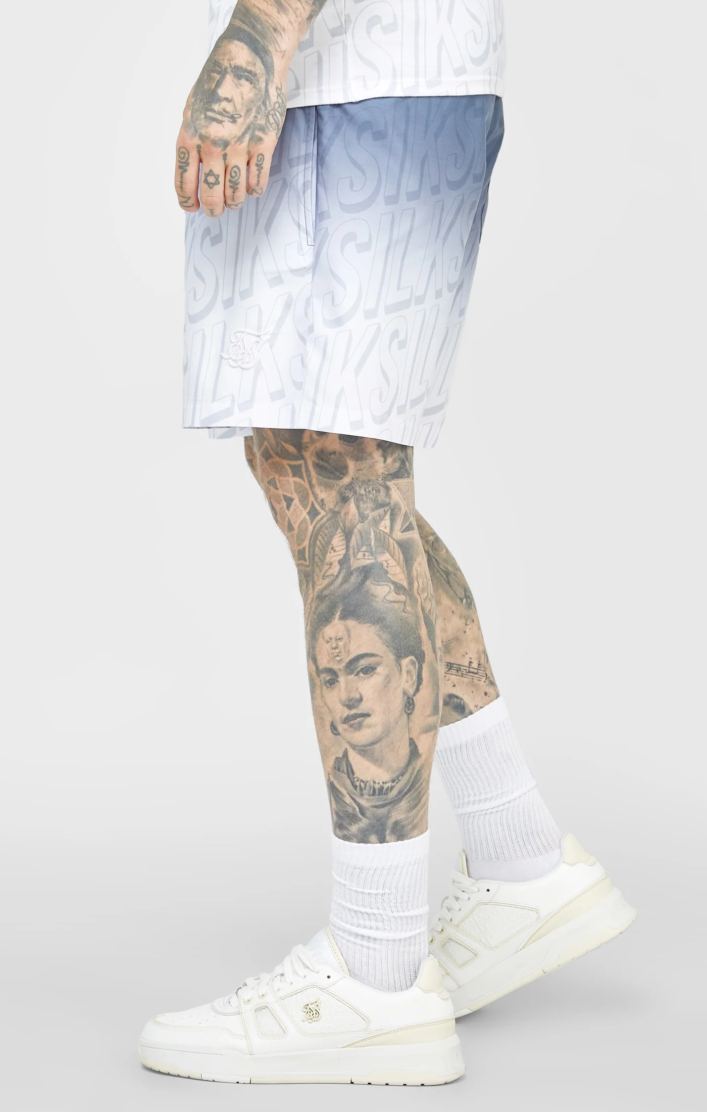 Navy Logo Fade Swim Short - Image 2