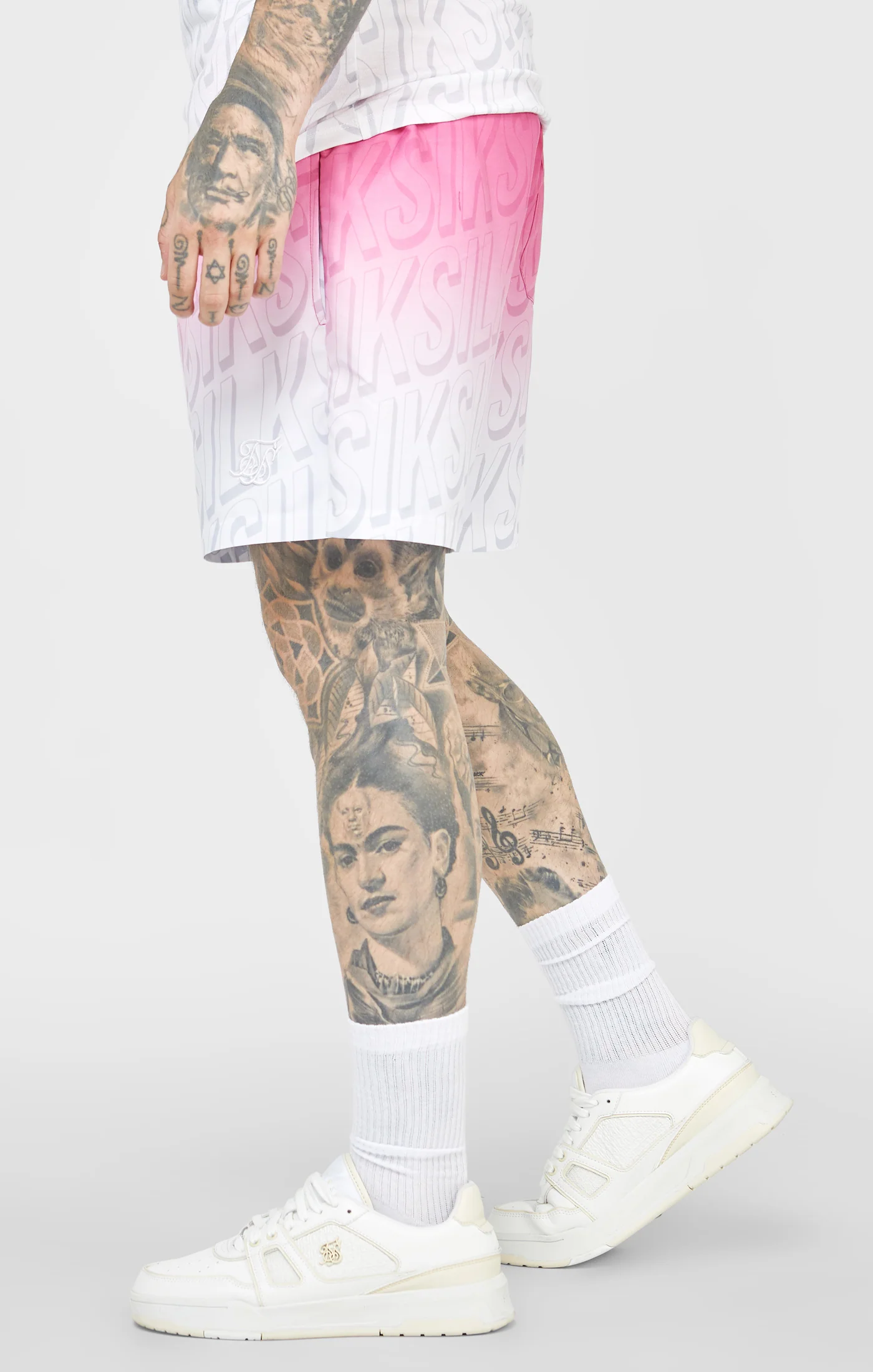 Pink Logo Fade Swim Short - Image 2
