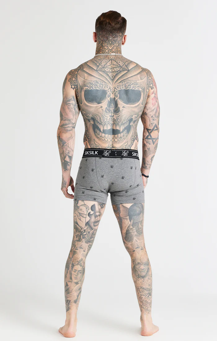 White, Black And Grey Pack Of 3 Logo Boxers - Image 15