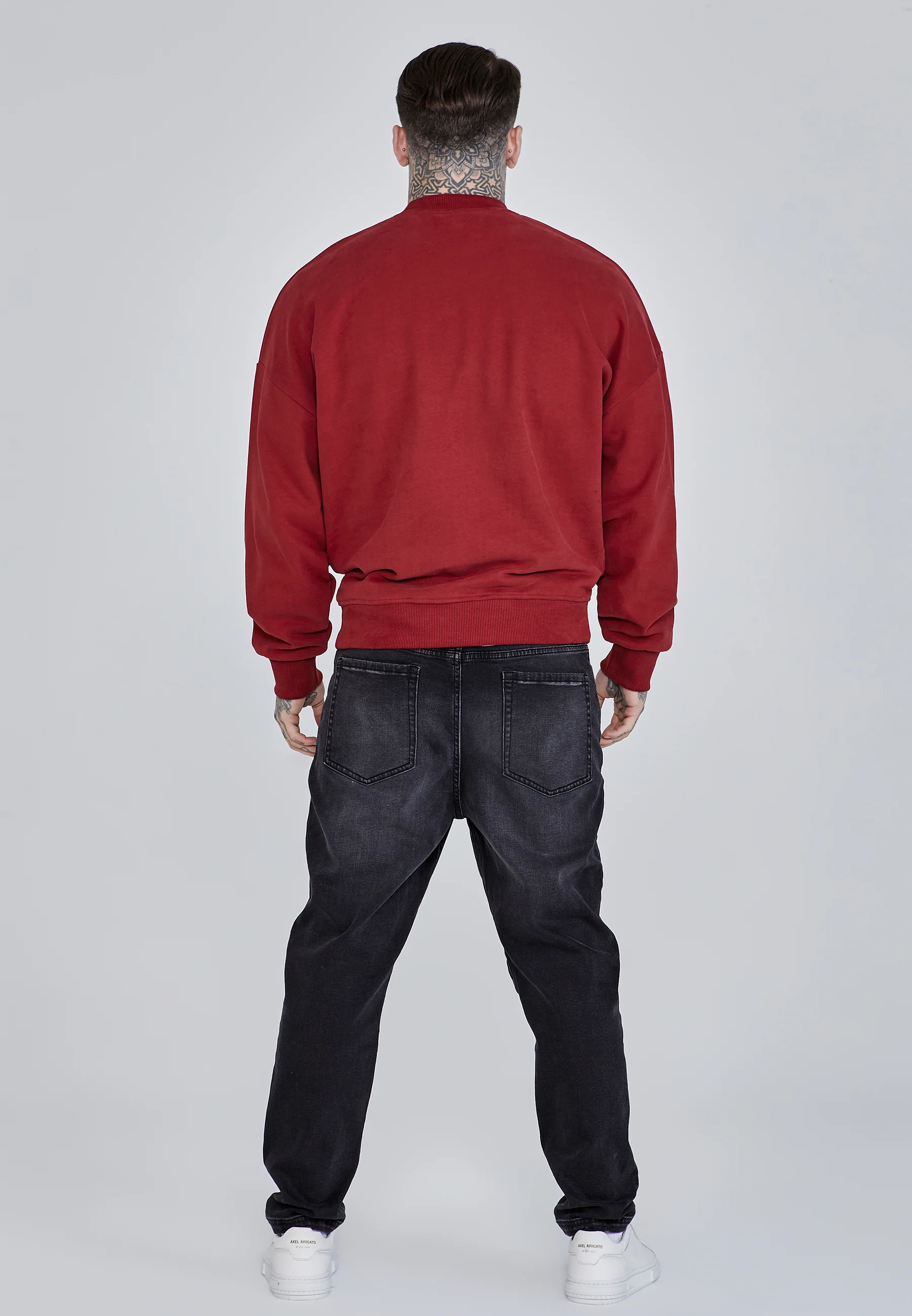 Burgundy Logo Sweater - Image 5