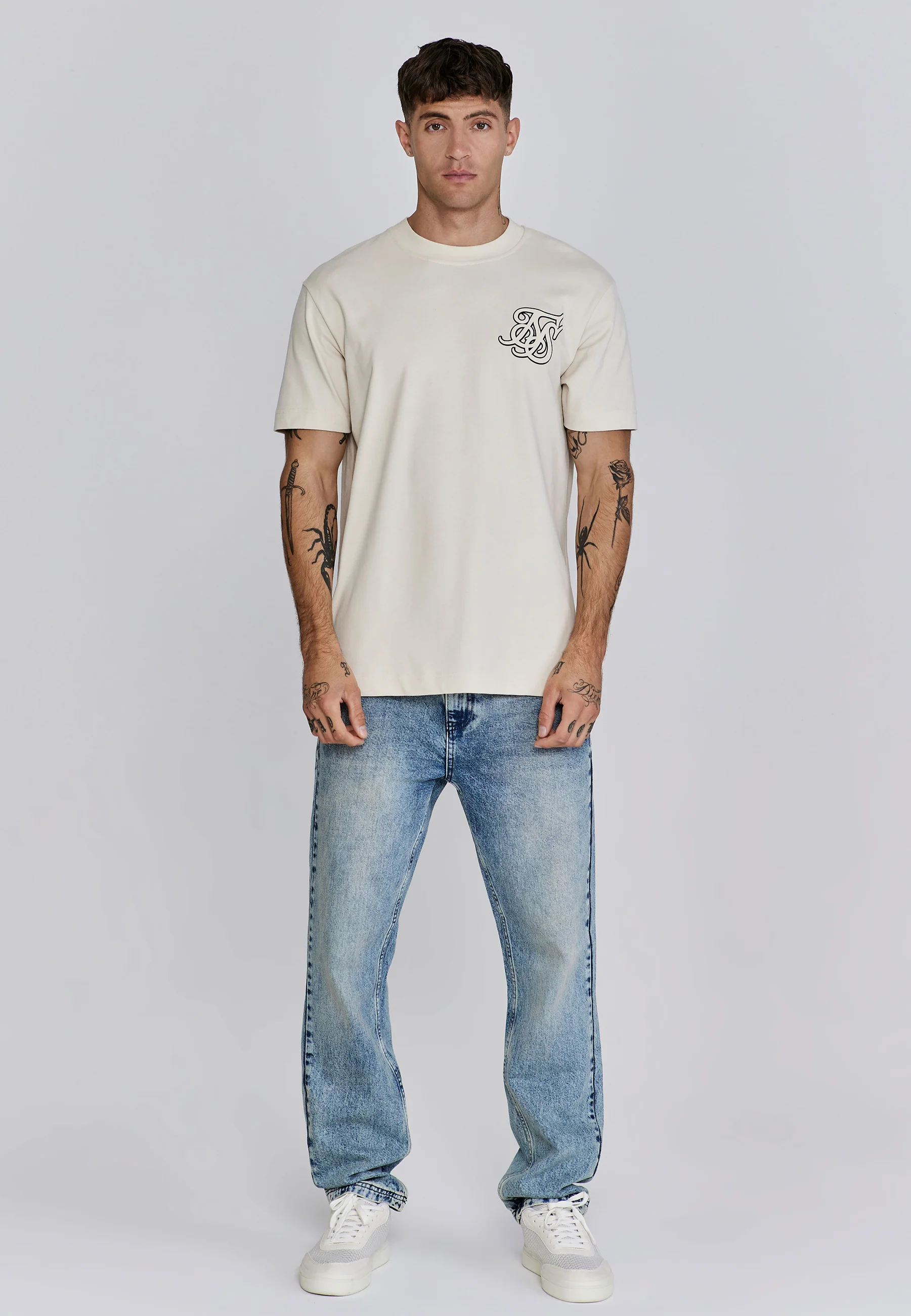 Ecru Logo T-Shirt - Image 2