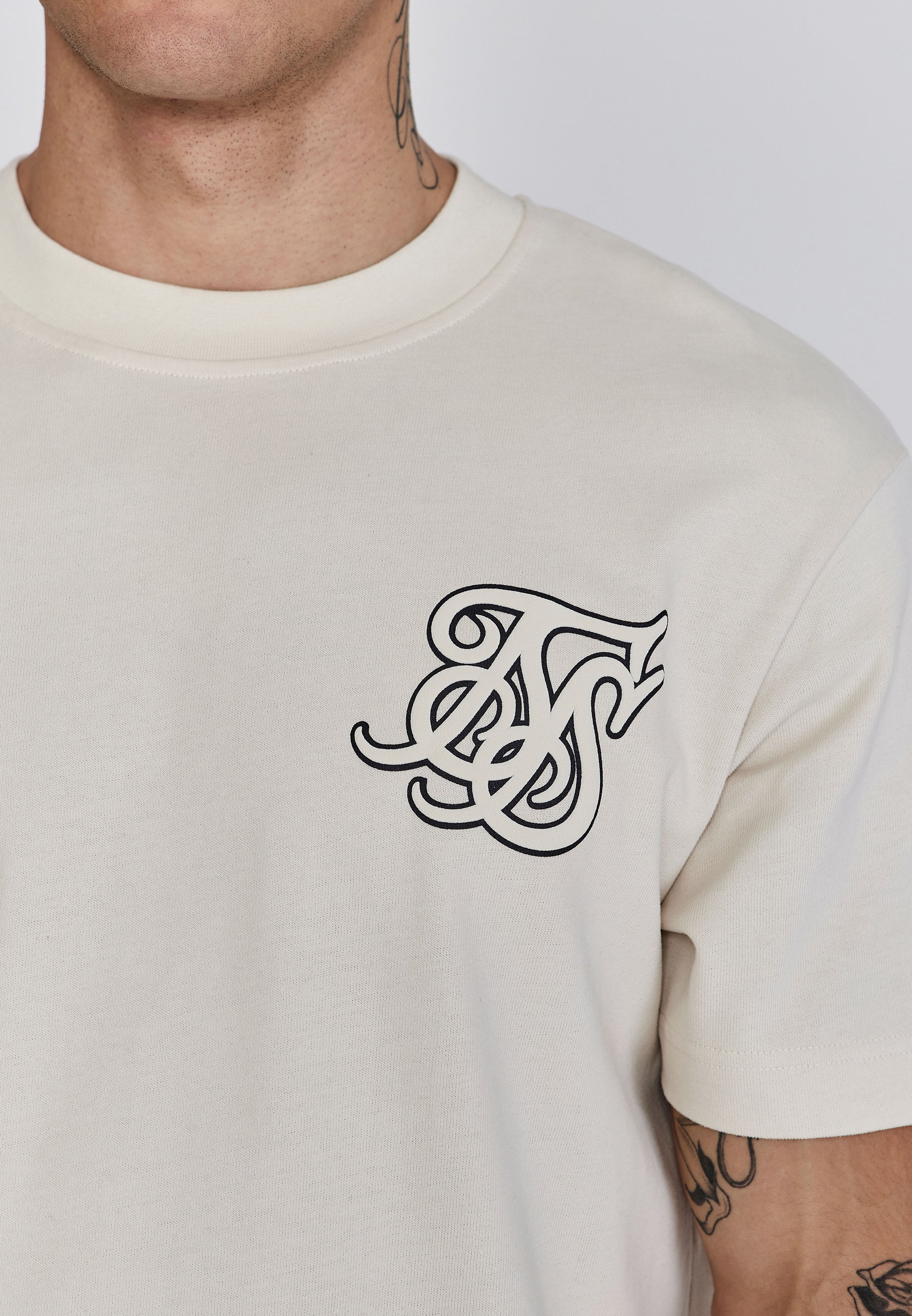 Ecru Logo T-Shirt - Image 3
