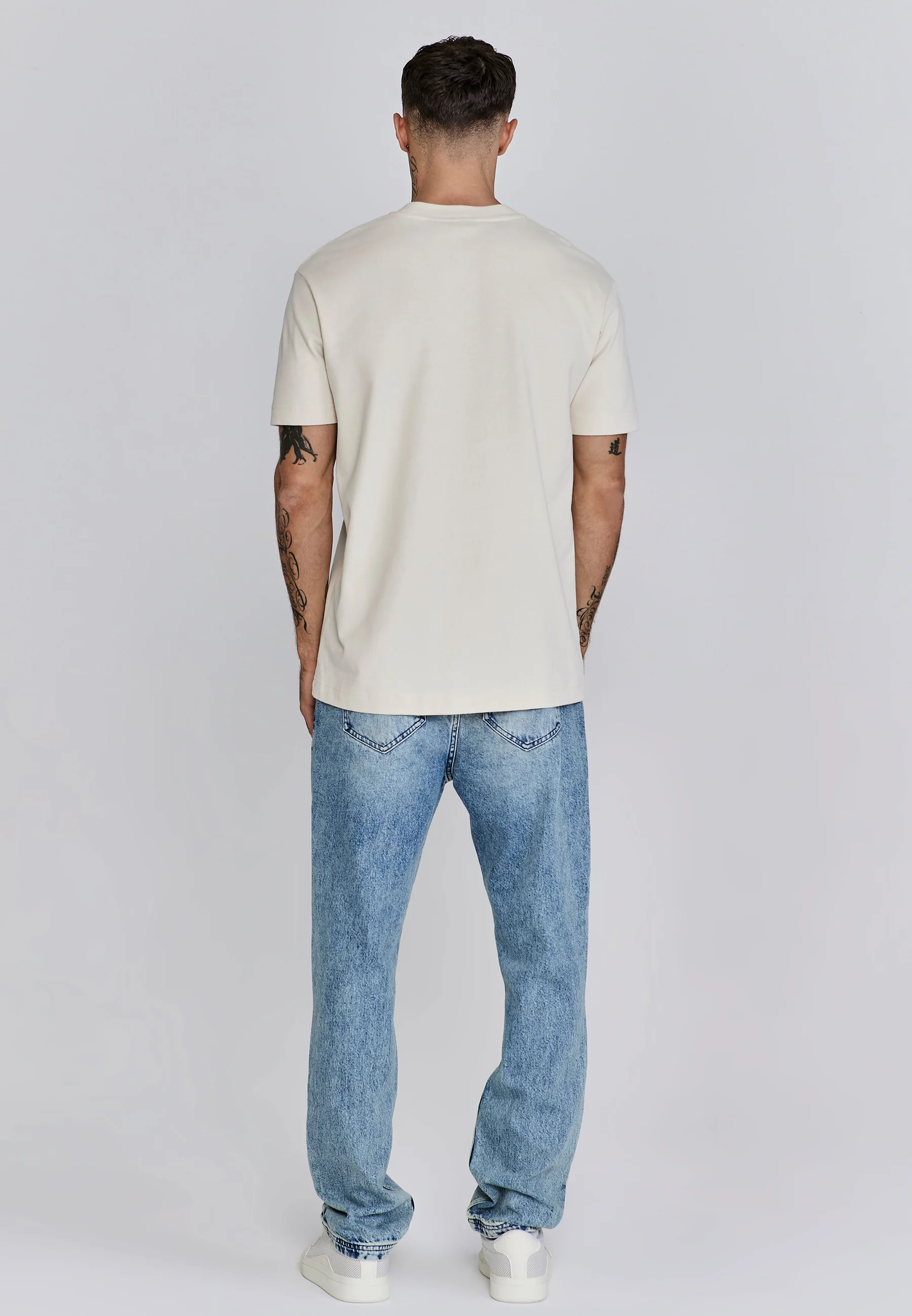 Ecru Logo T-Shirt - Image 5