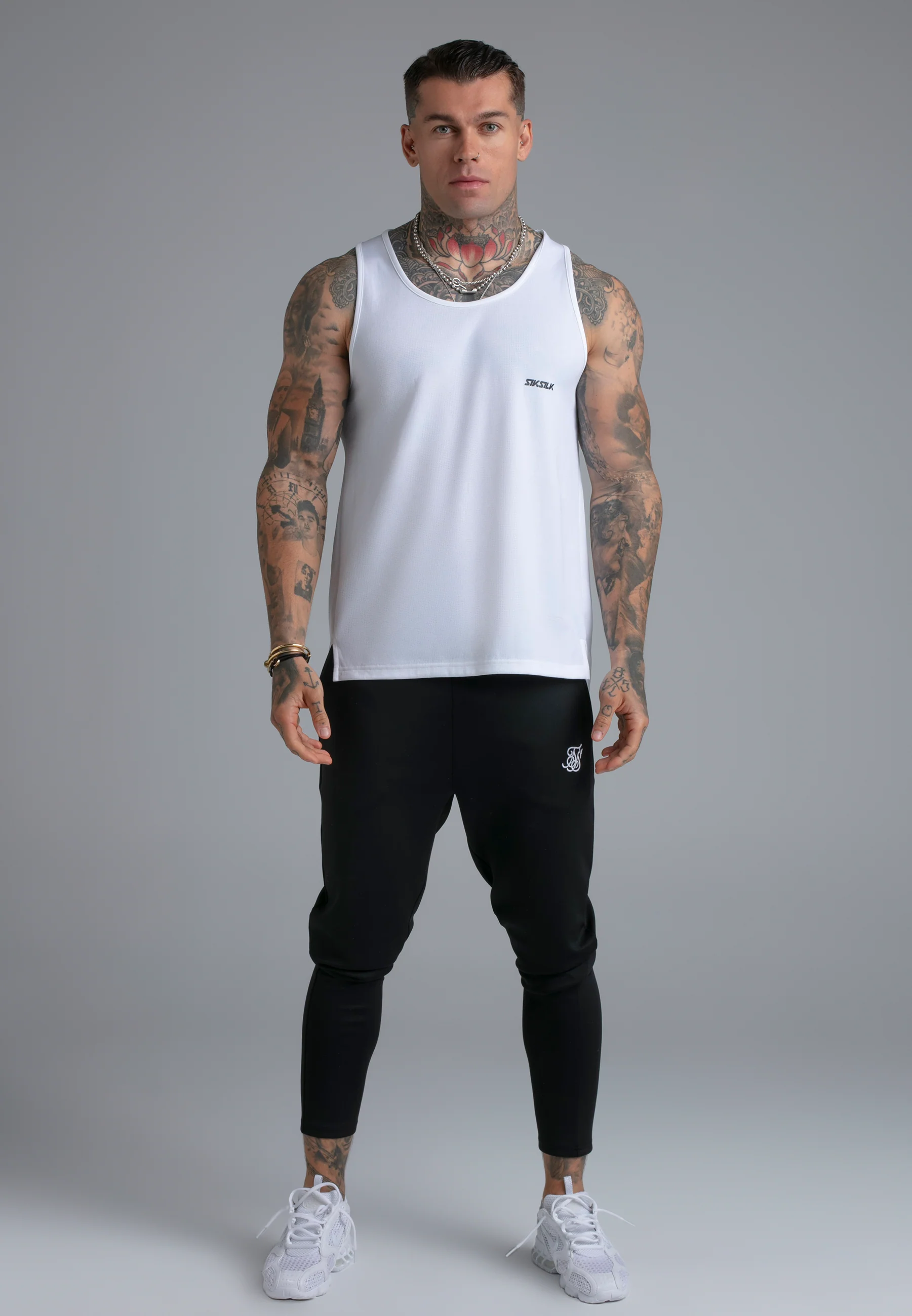 White Logo Vest - Image 3