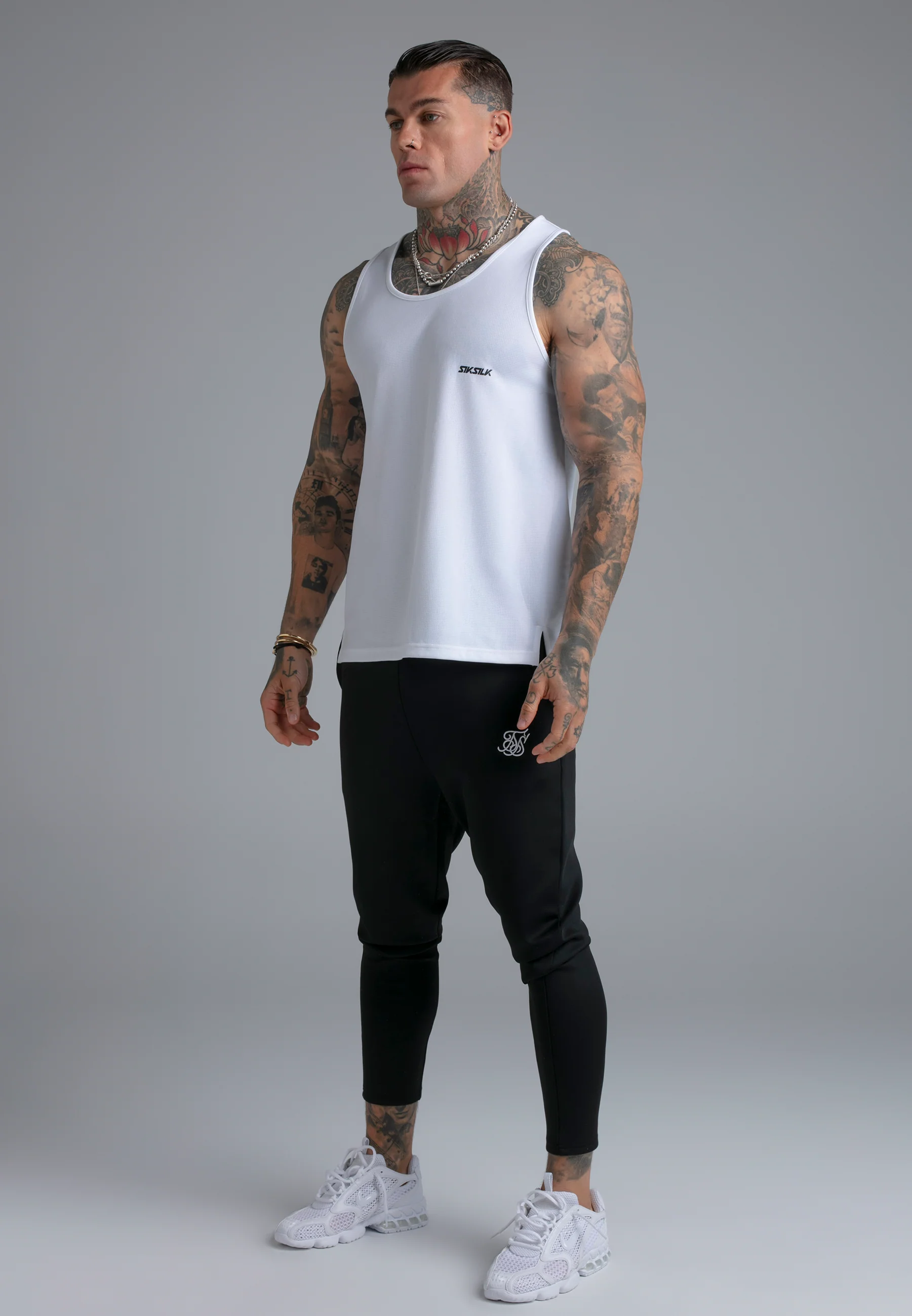 White Logo Vest - Image 4