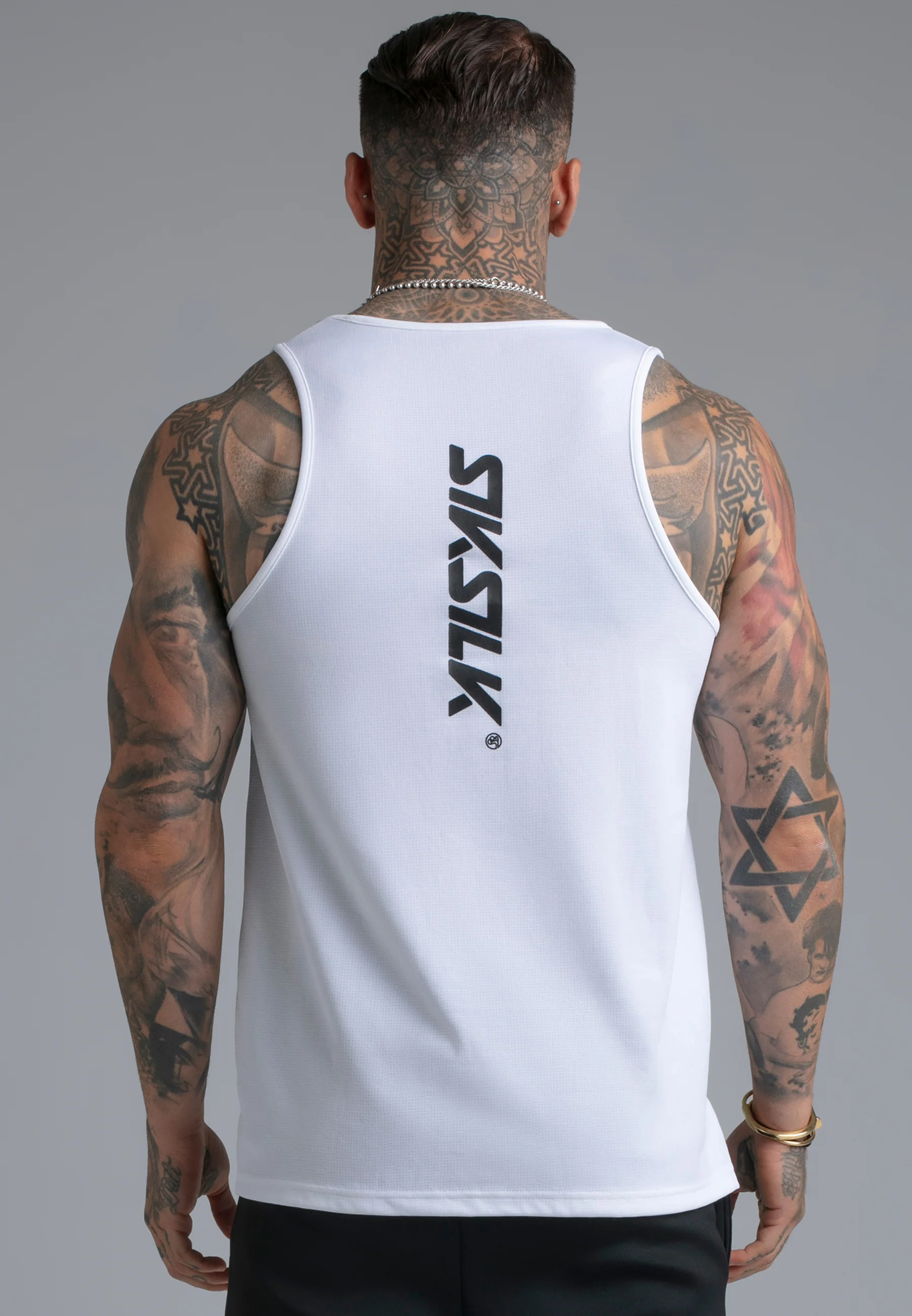 White Logo Vest - Image 5