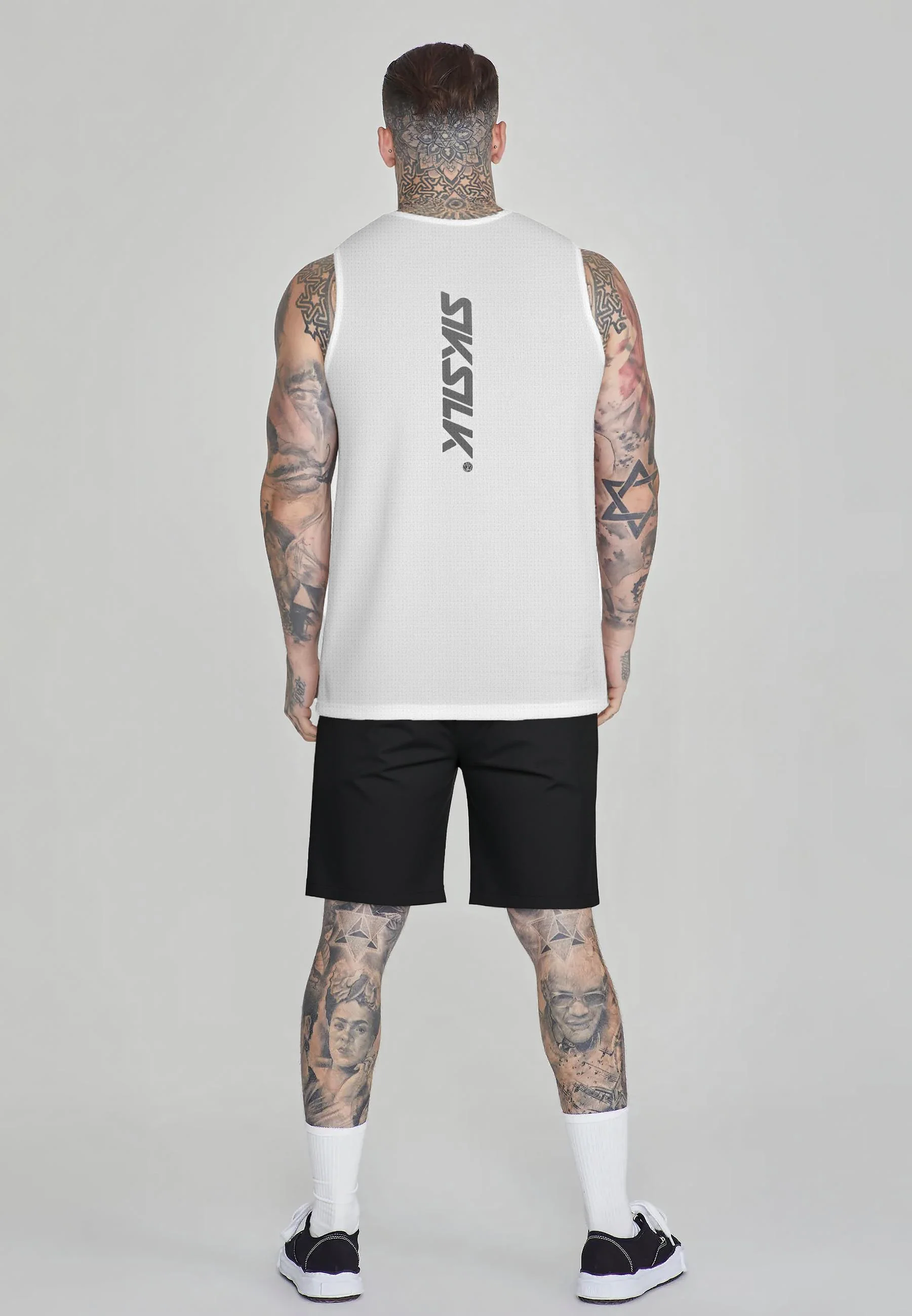 White Logo Vest - Image 6
