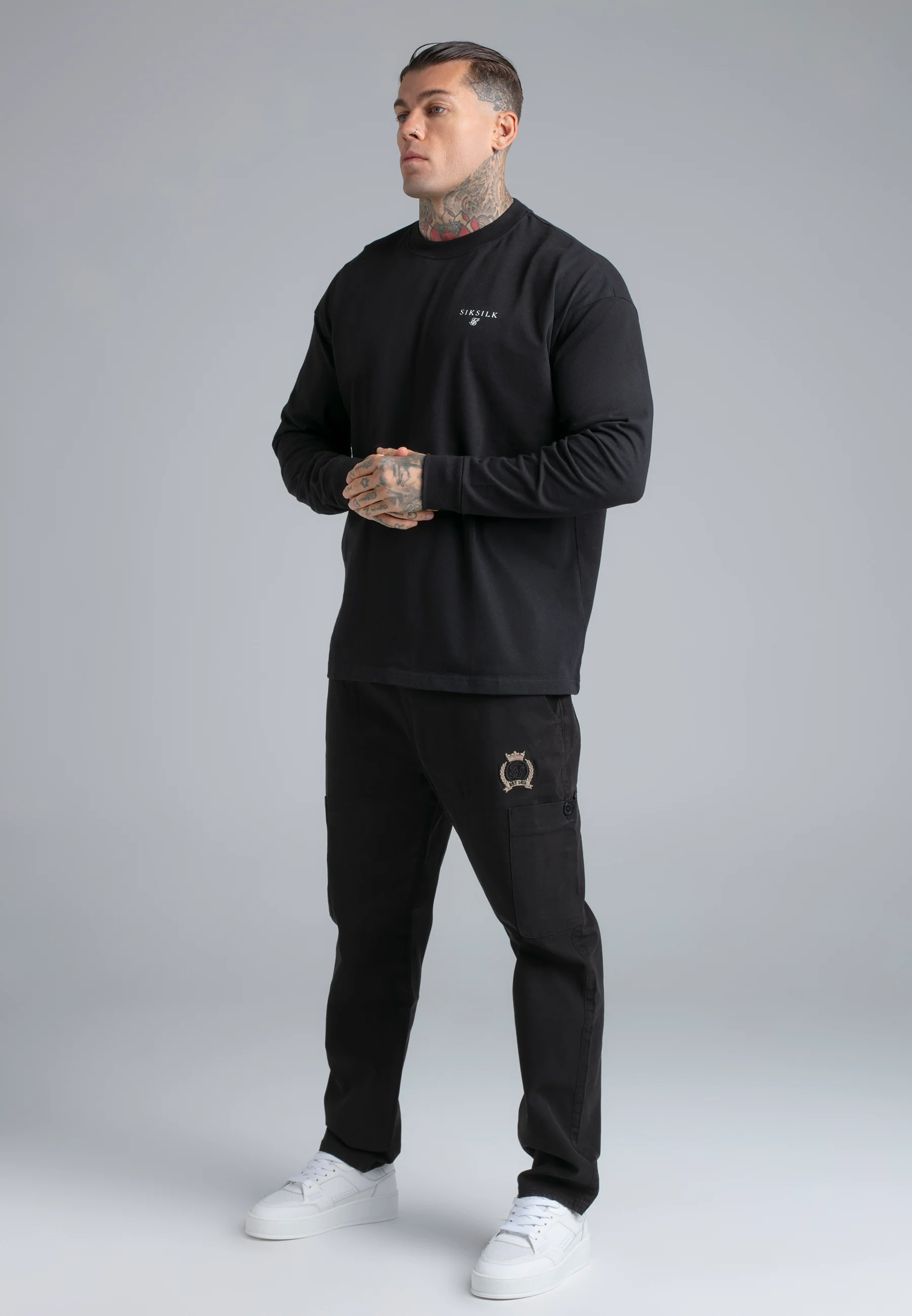 Black Long Sleeve T-Shirt - Image 4