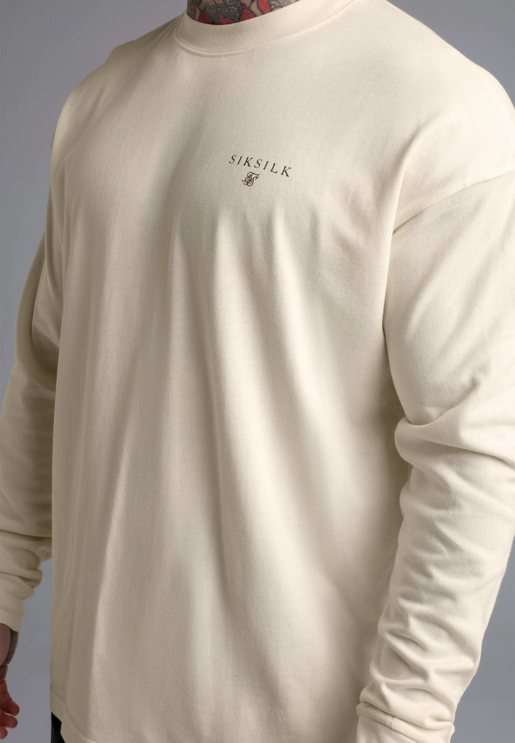 Ecru Long Sleeve T-Shirt - Image 2