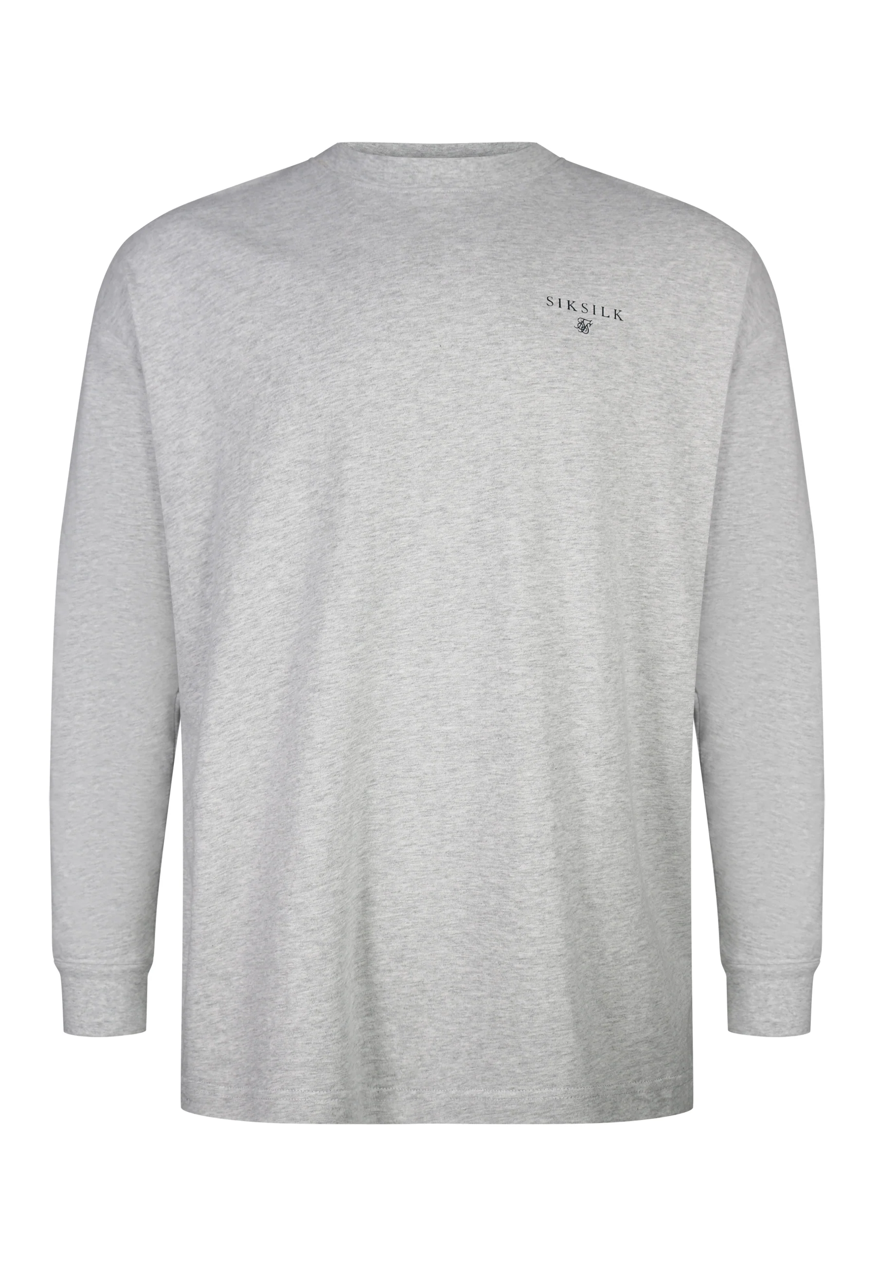 Grey Marl Long Sleeve T-Shirt - Image 6