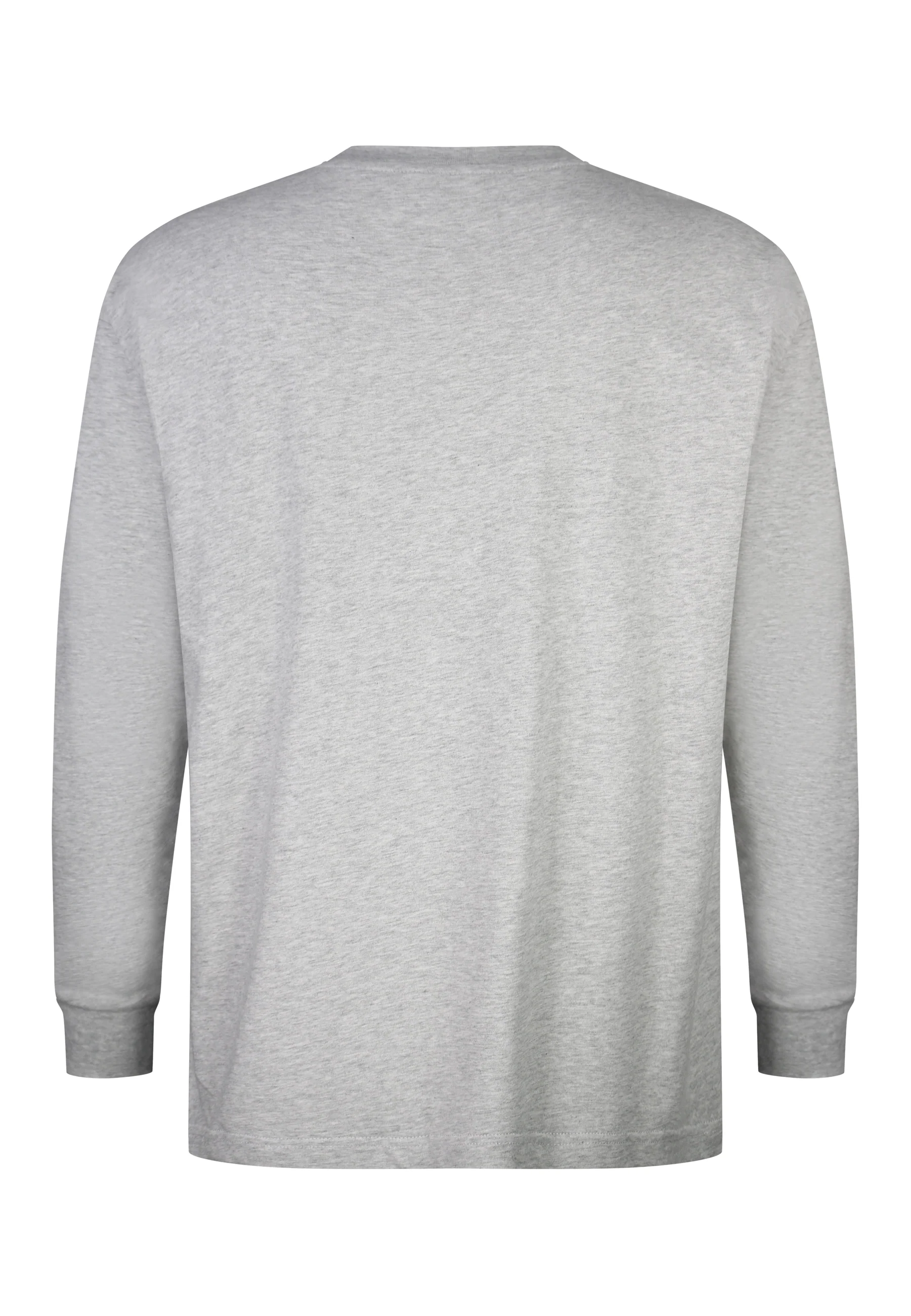 Grey Marl Long Sleeve T-Shirt - Image 7