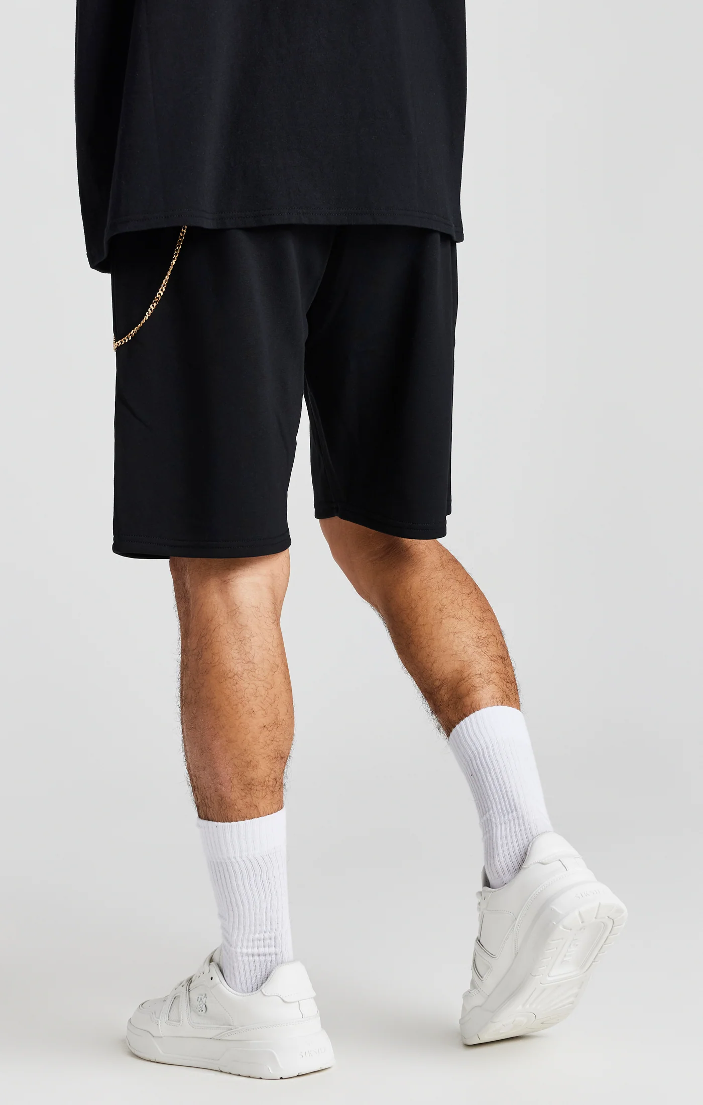 Black Chain Loose Fit Short - Image 4