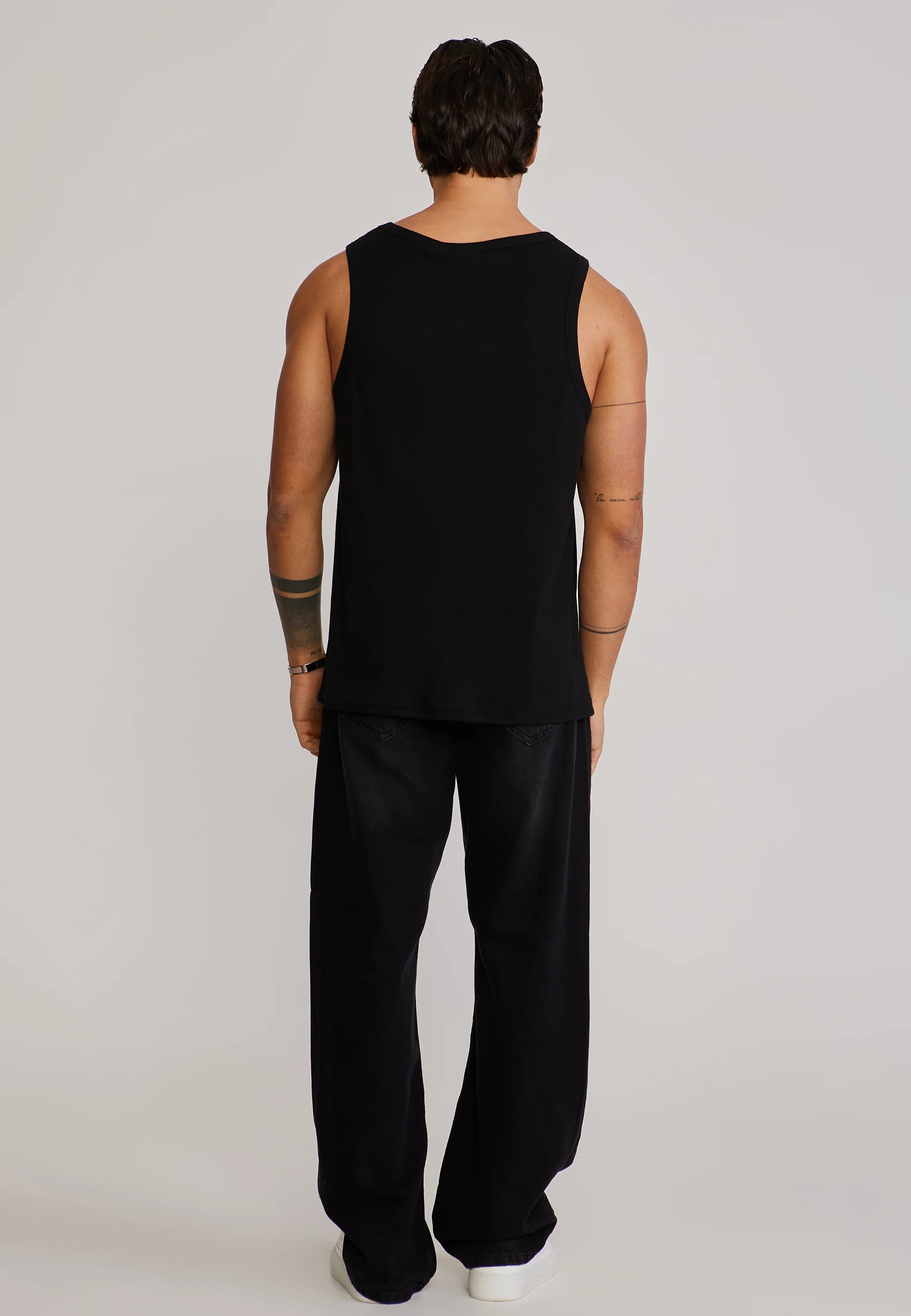 Black Loose Fit Vest - Image 5