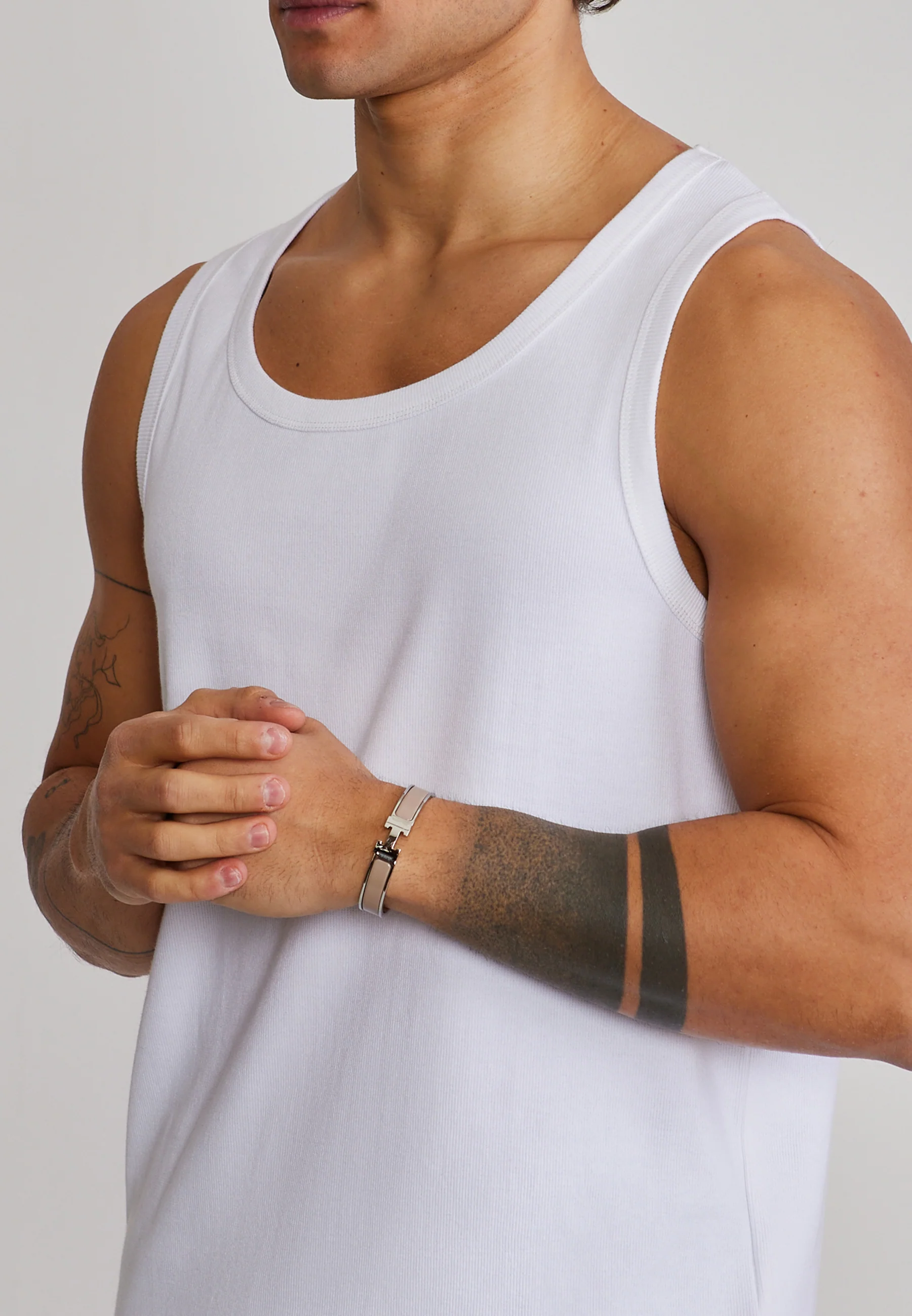 White Loose Fit Vest - Image 2