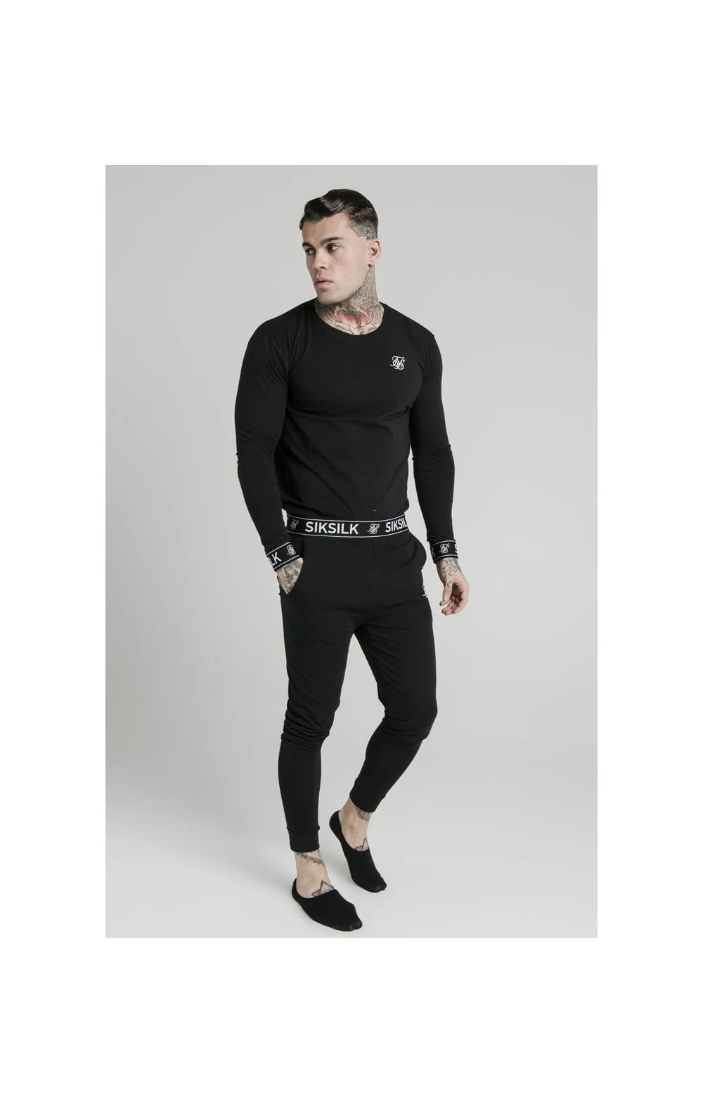 SikSilk Lounge Pants – Black - Image 3