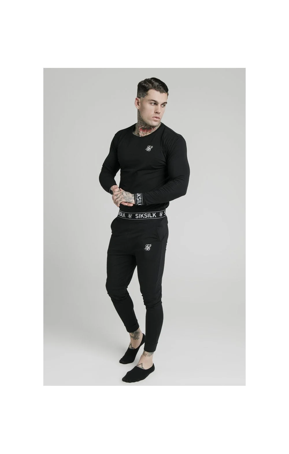 SikSilk Lounge Pants – Black - Image 5
