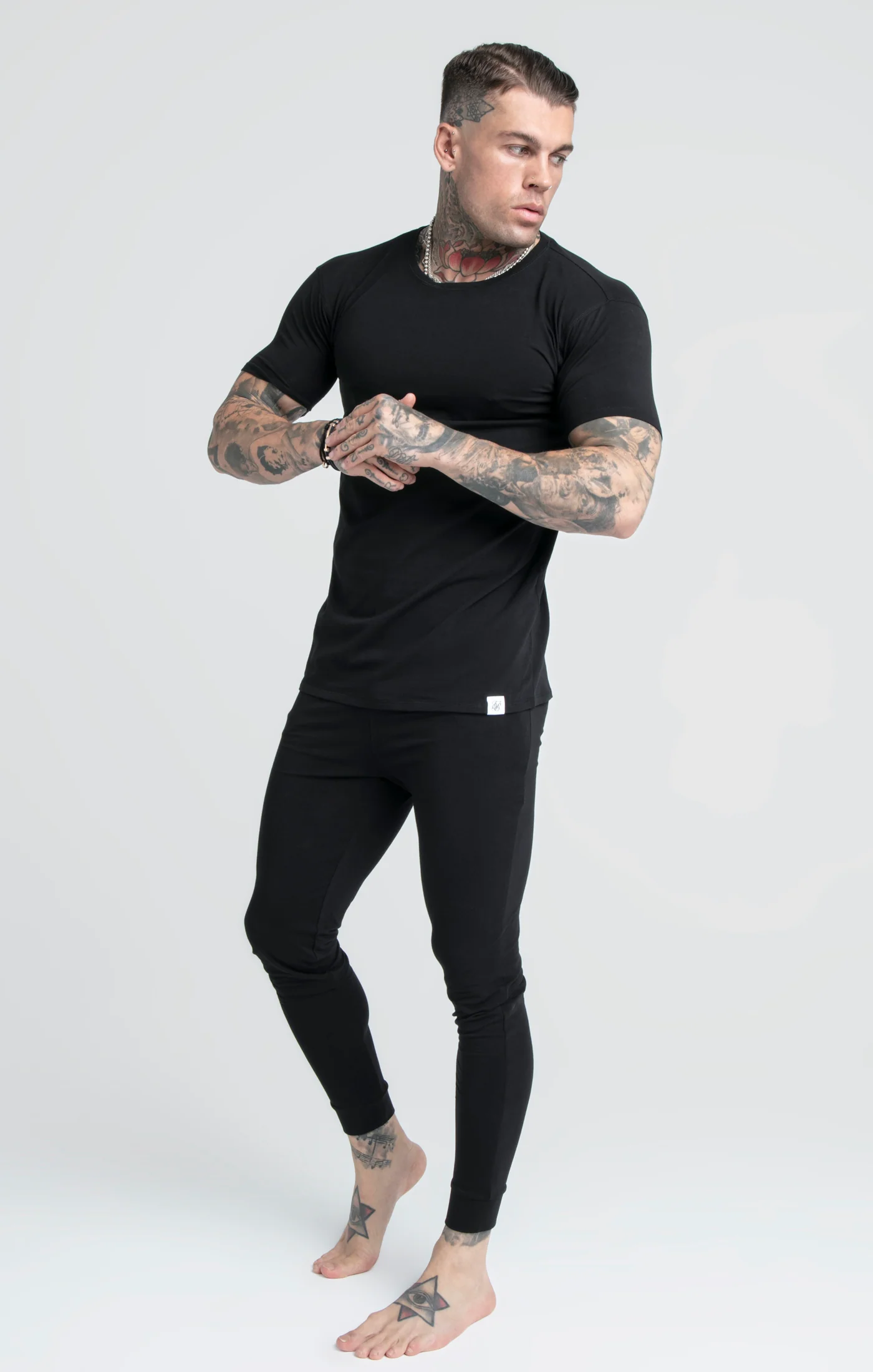 Black And Grey Marl T-Shirt (Pack Of 2) - Image 7