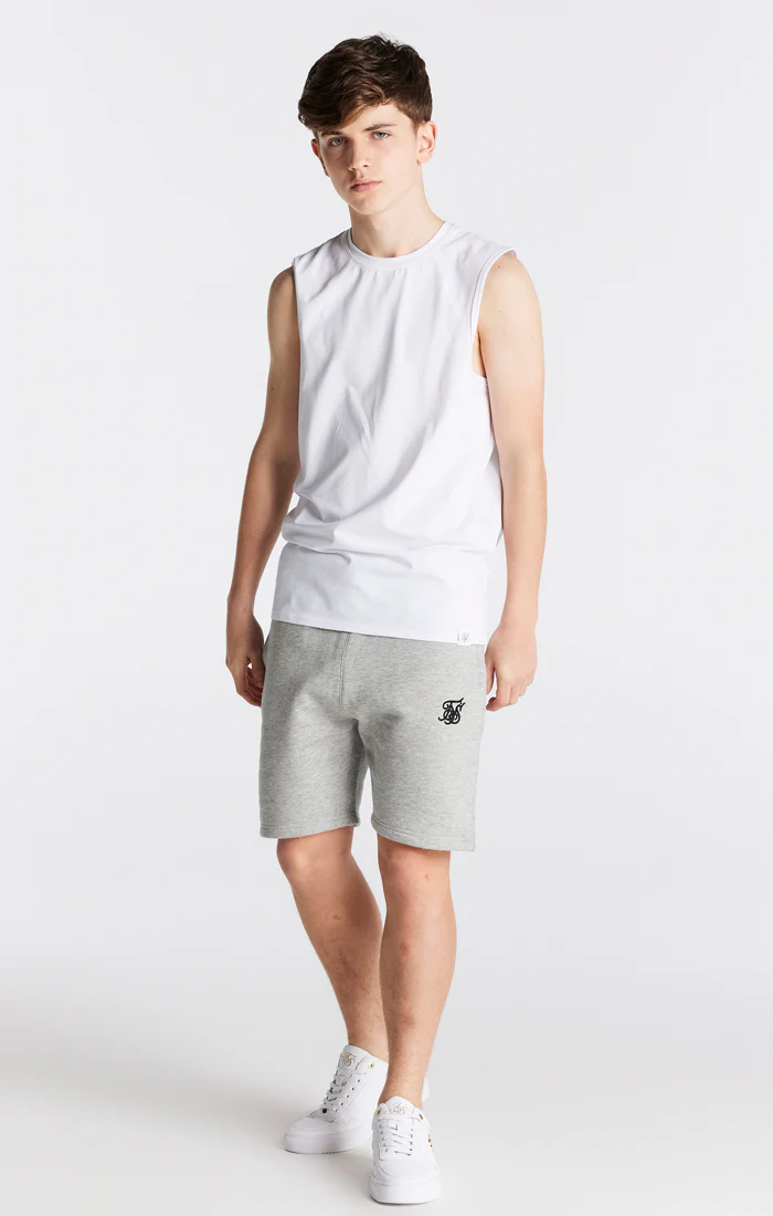 Boys Black/White 2 Pack Lounge Vests - Image 5