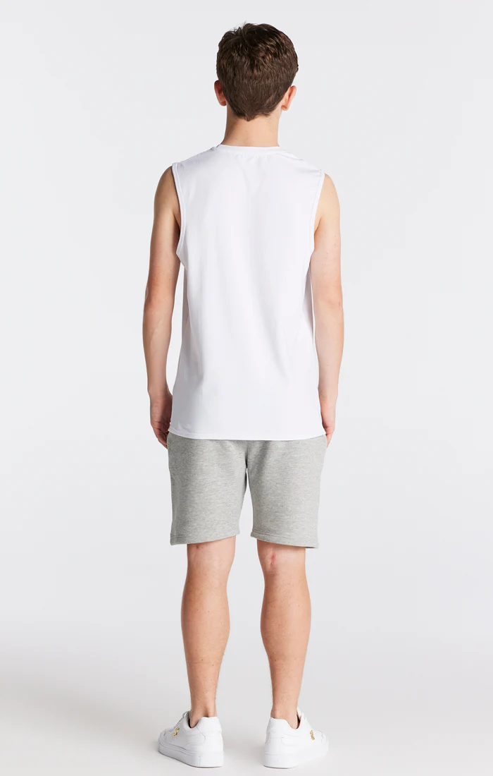 Boys Black/White 2 Pack Lounge Vests - Image 6