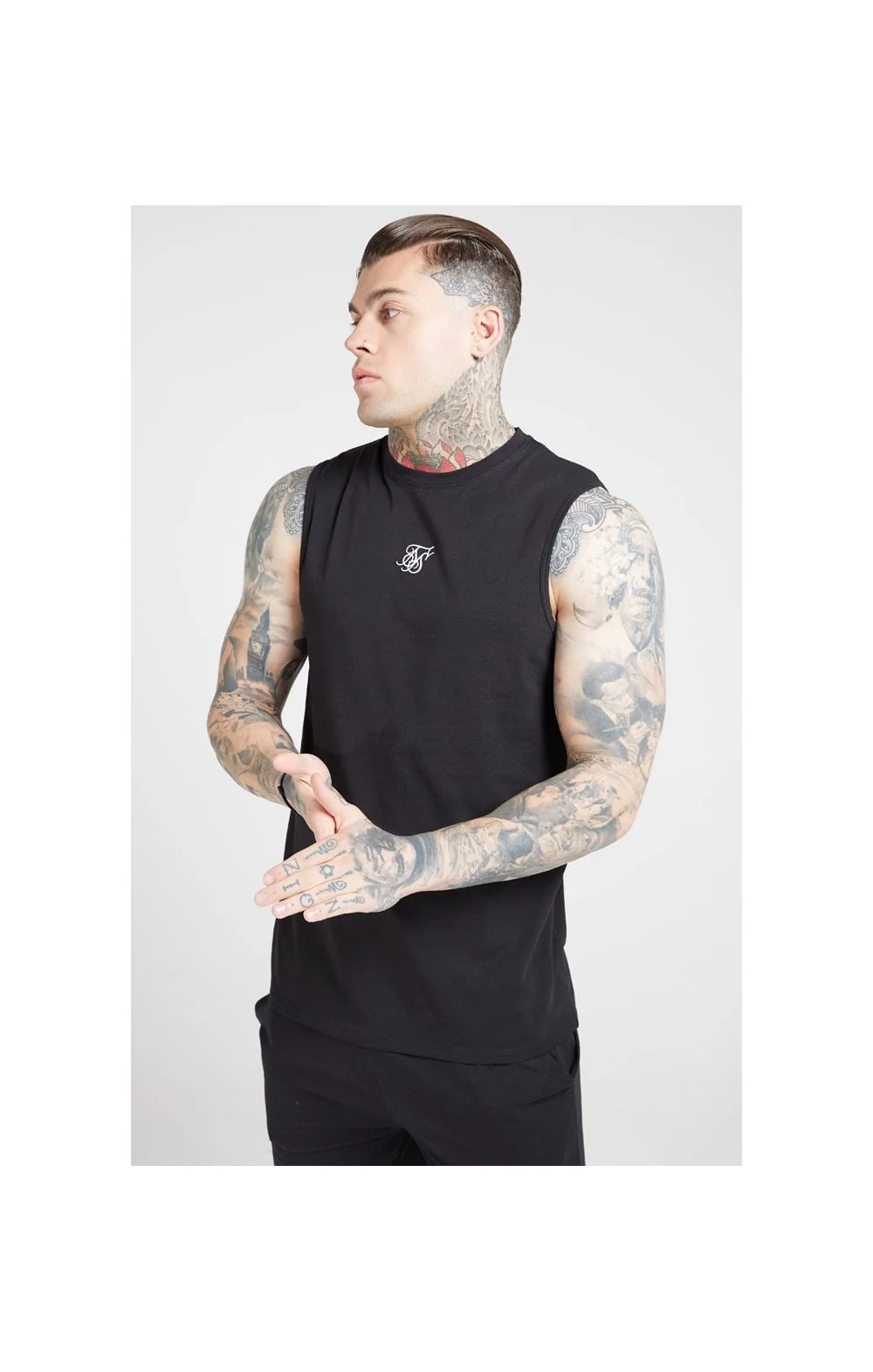 Grey And Black Lounge Vest - Image 3