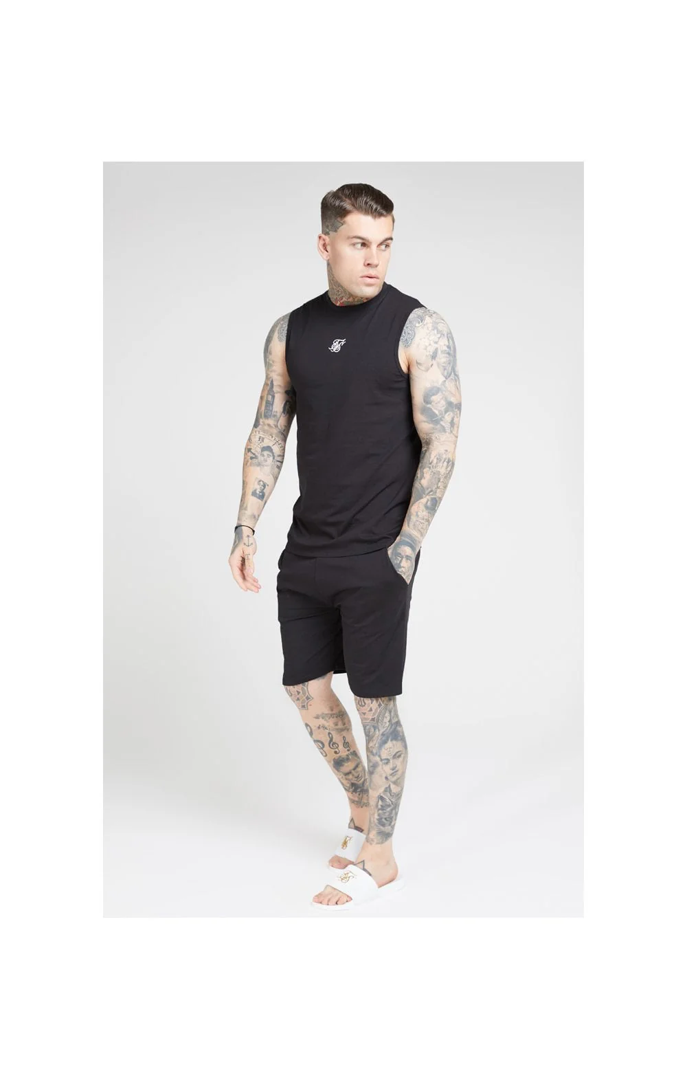 Grey And Black Lounge Vest - Image 4