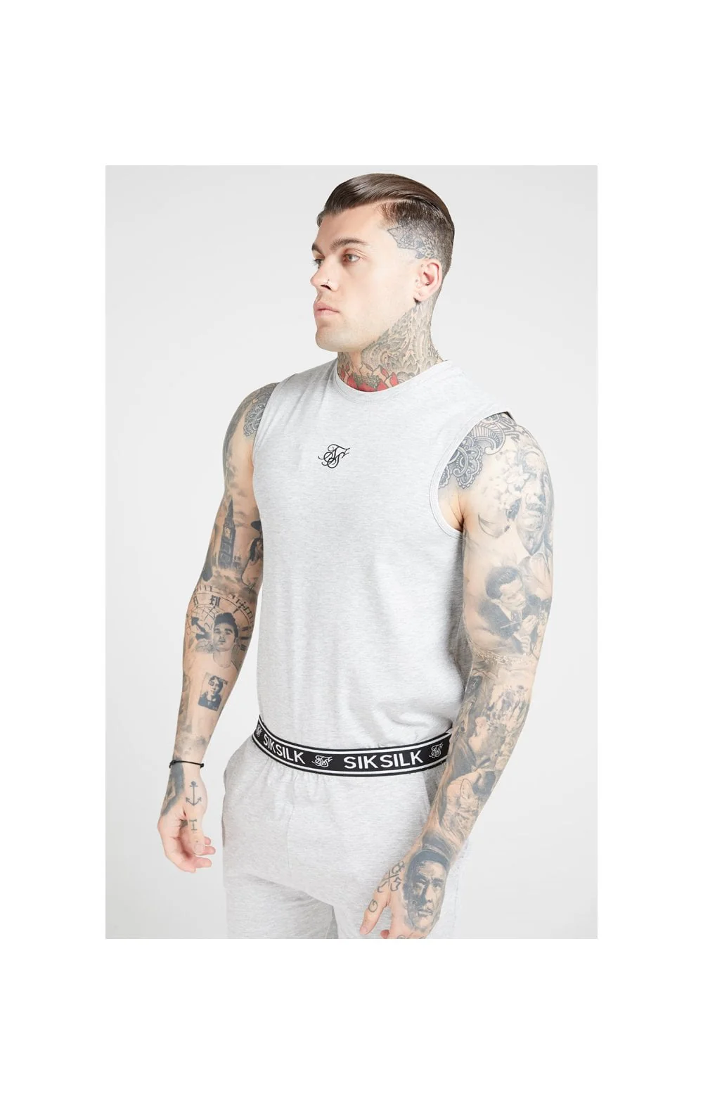 Grey And Black Lounge Vest - Image 5