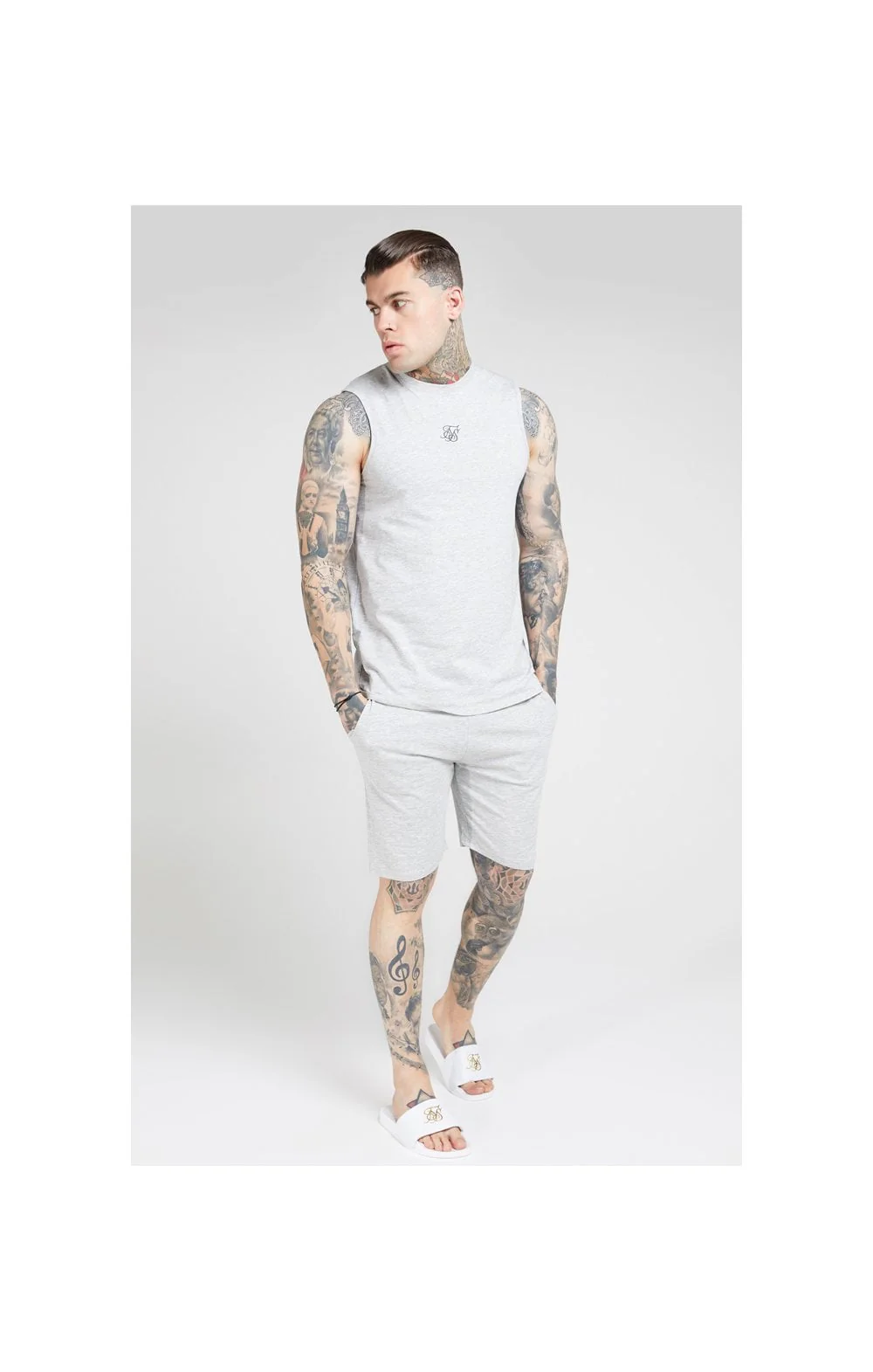 Grey And Black Lounge Vest - Image 6