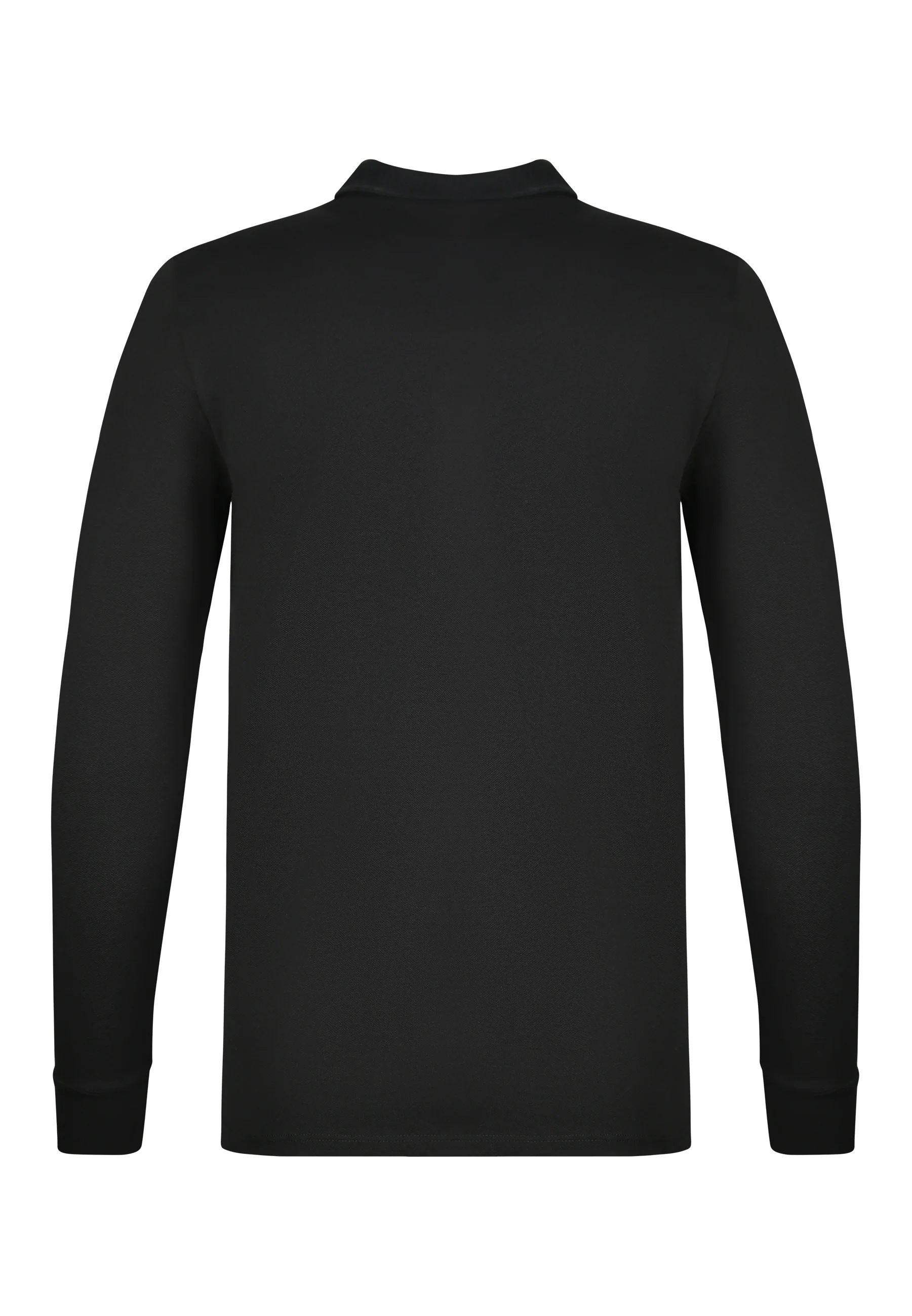 Black LS Button Polo - Image 6