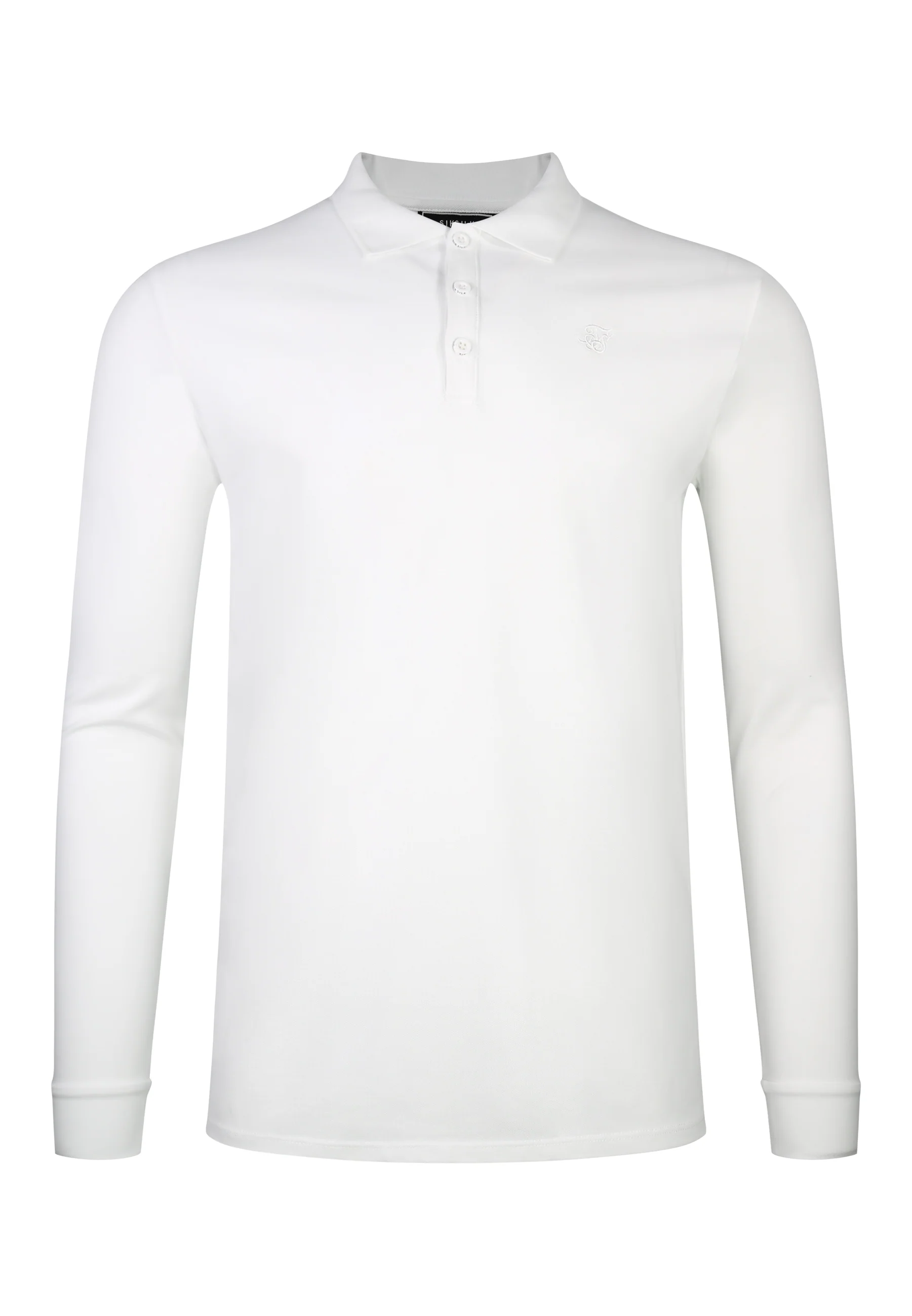 White LS Button Polo - Image 6