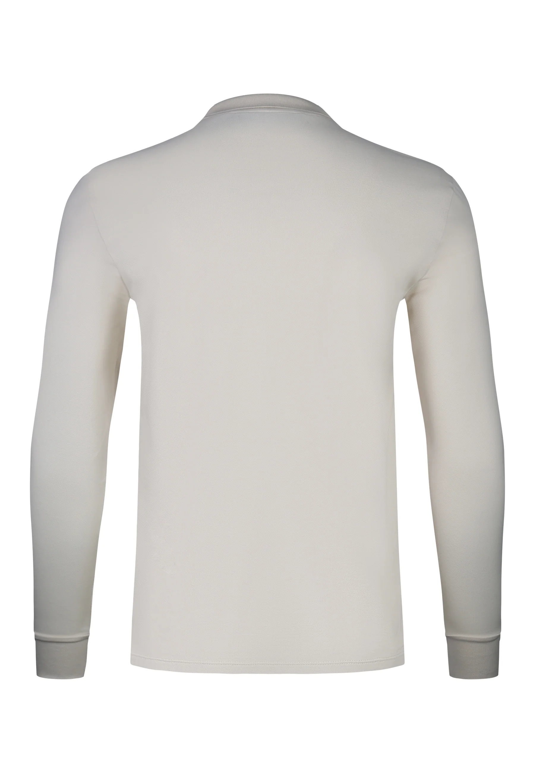 Ecru LS Button Polo - Image 6