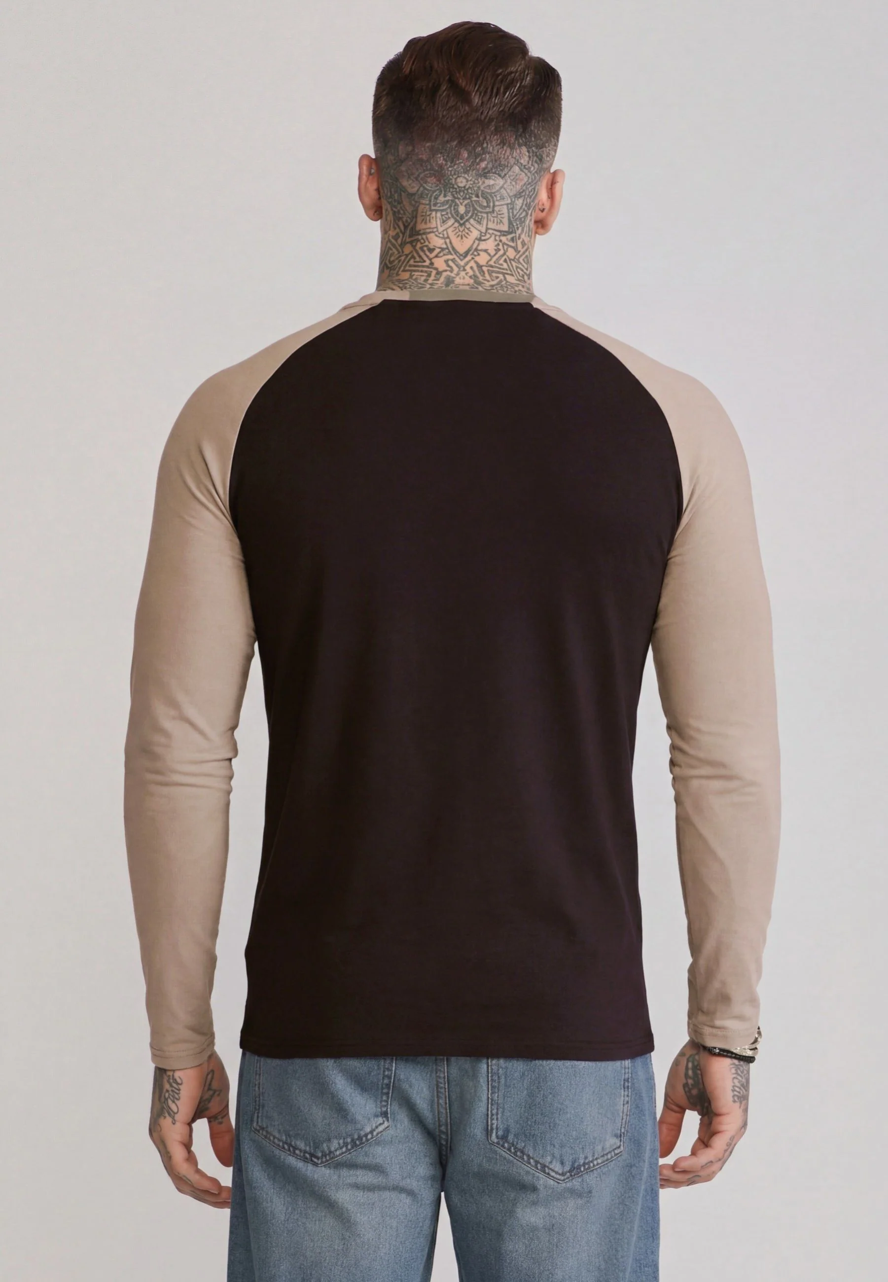 Brown and Stone LS Muscle Fit T-Shirt - Image 5