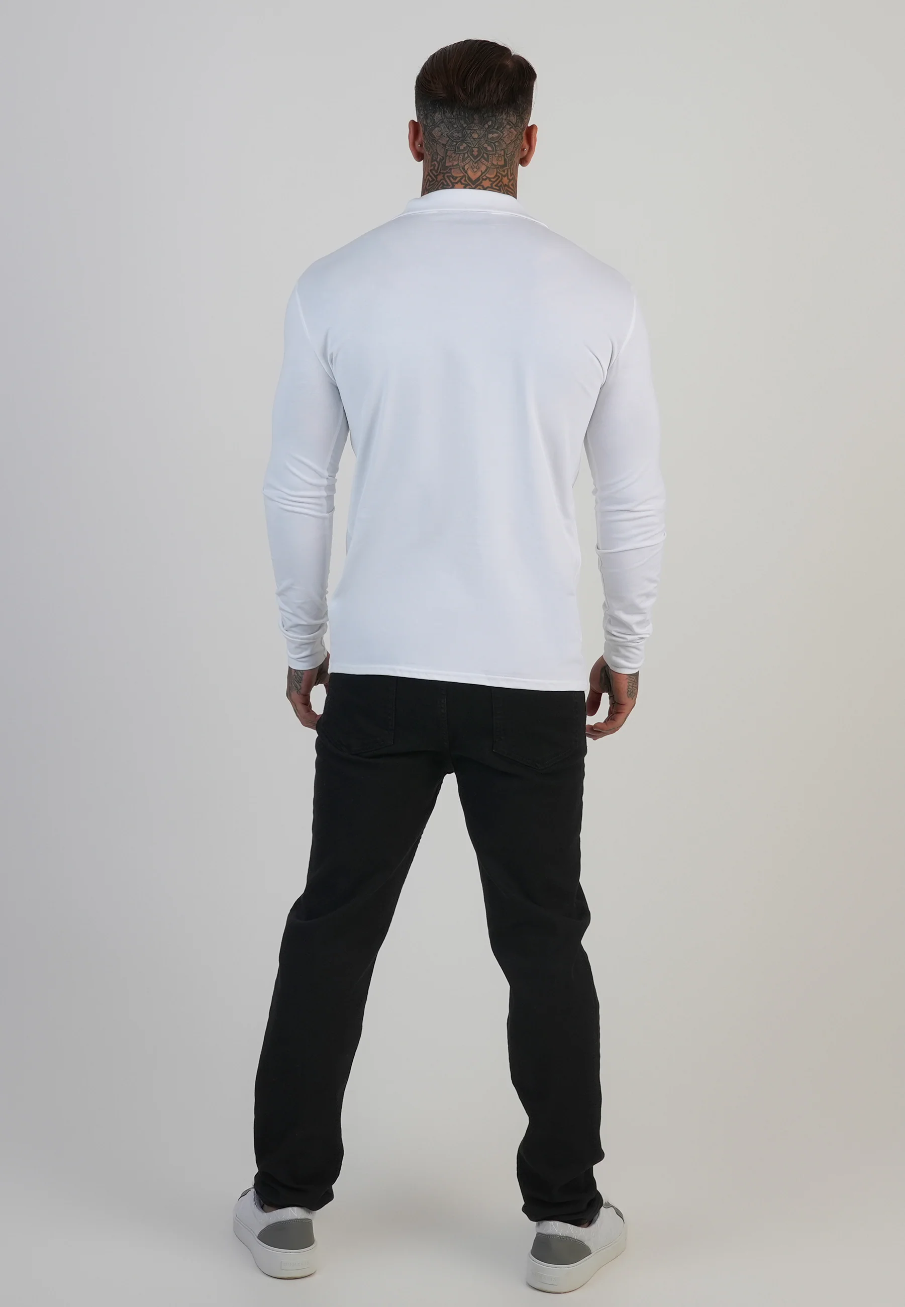 White LS Revere Polo - Image 5
