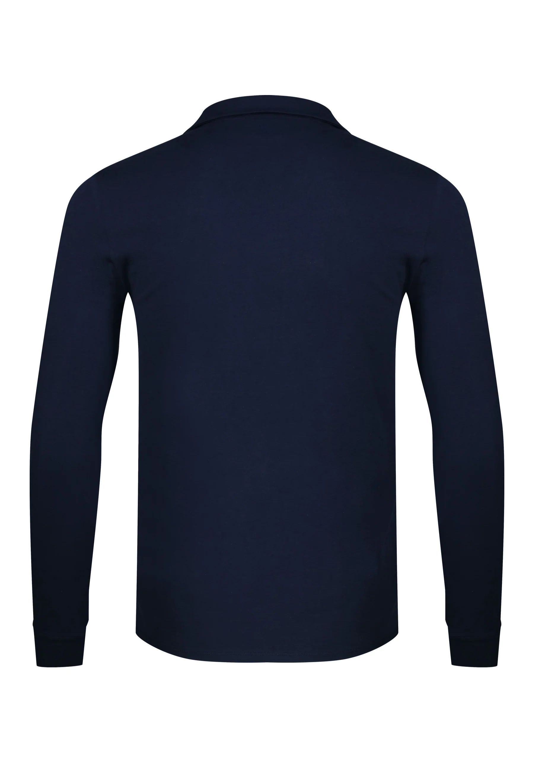 Navy LS Revere Polo - Image 7