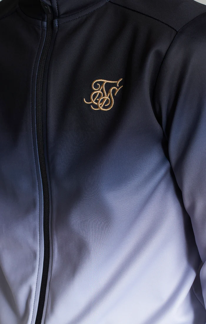 Boys Black Fade Track Top - Image 3