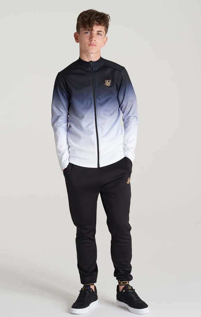 Boys Black Fade Track Top - Image 4