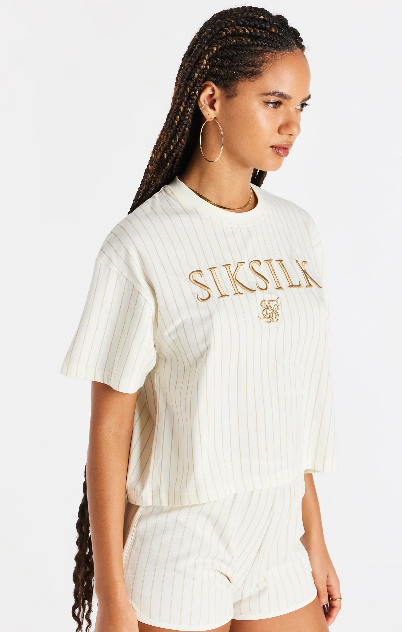 Ecru Stripe T-Shirt