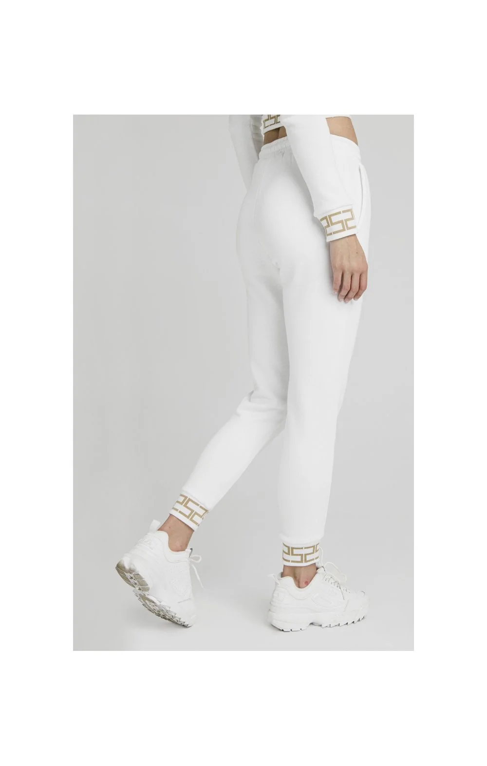 SikSilk Luxury Joggers - White - Image 6