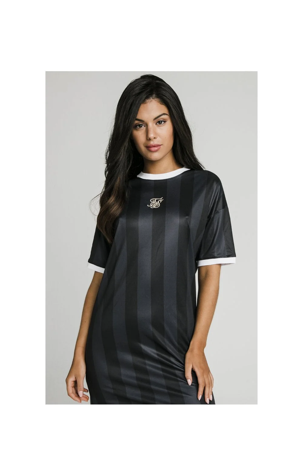 SikSilk Luxury Poly Dress - Black