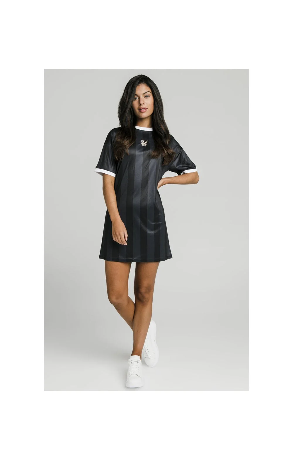 SikSilk Luxury Poly Dress - Black - Image 4