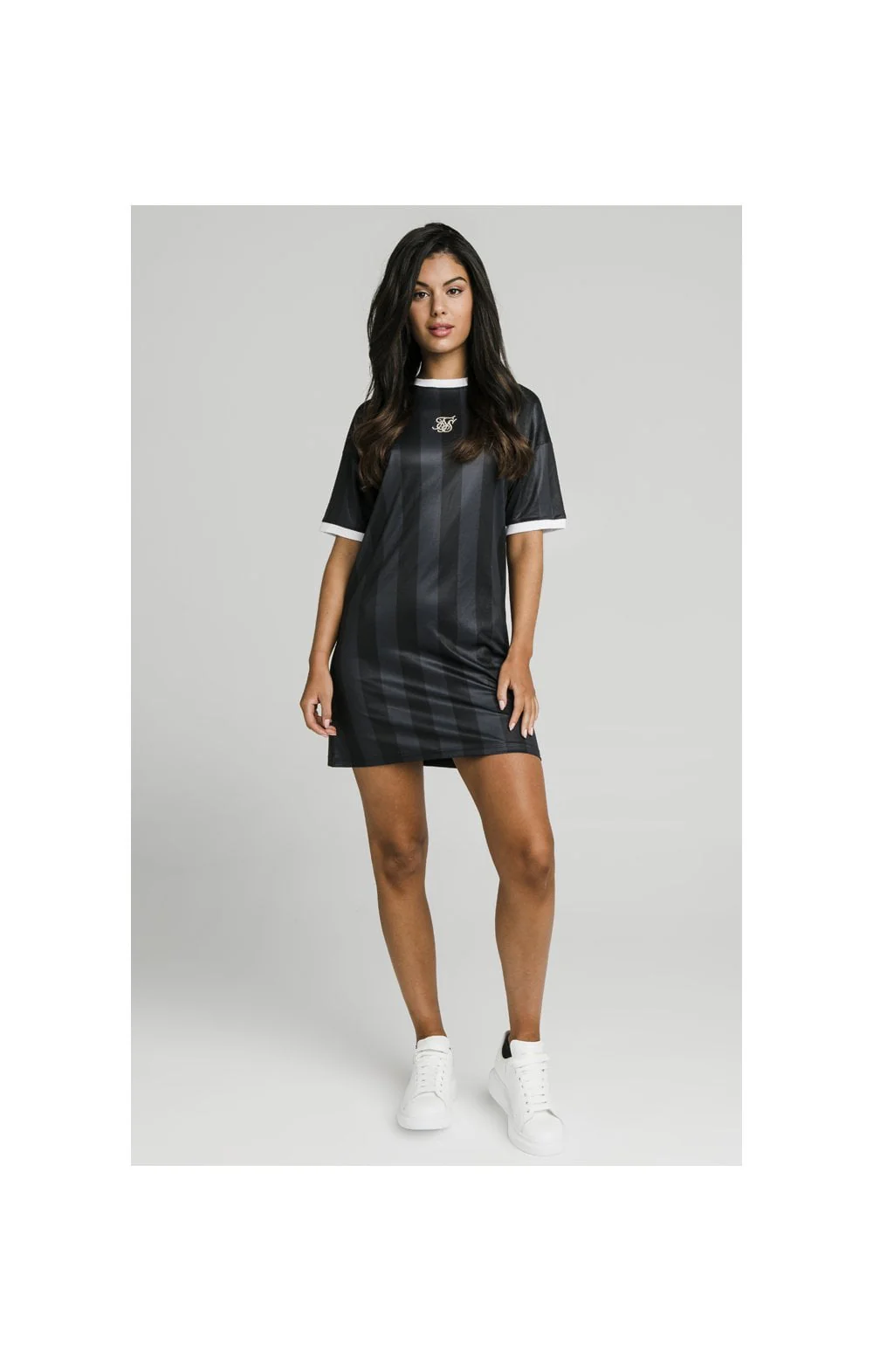SikSilk Luxury Poly Dress - Black - Image 6