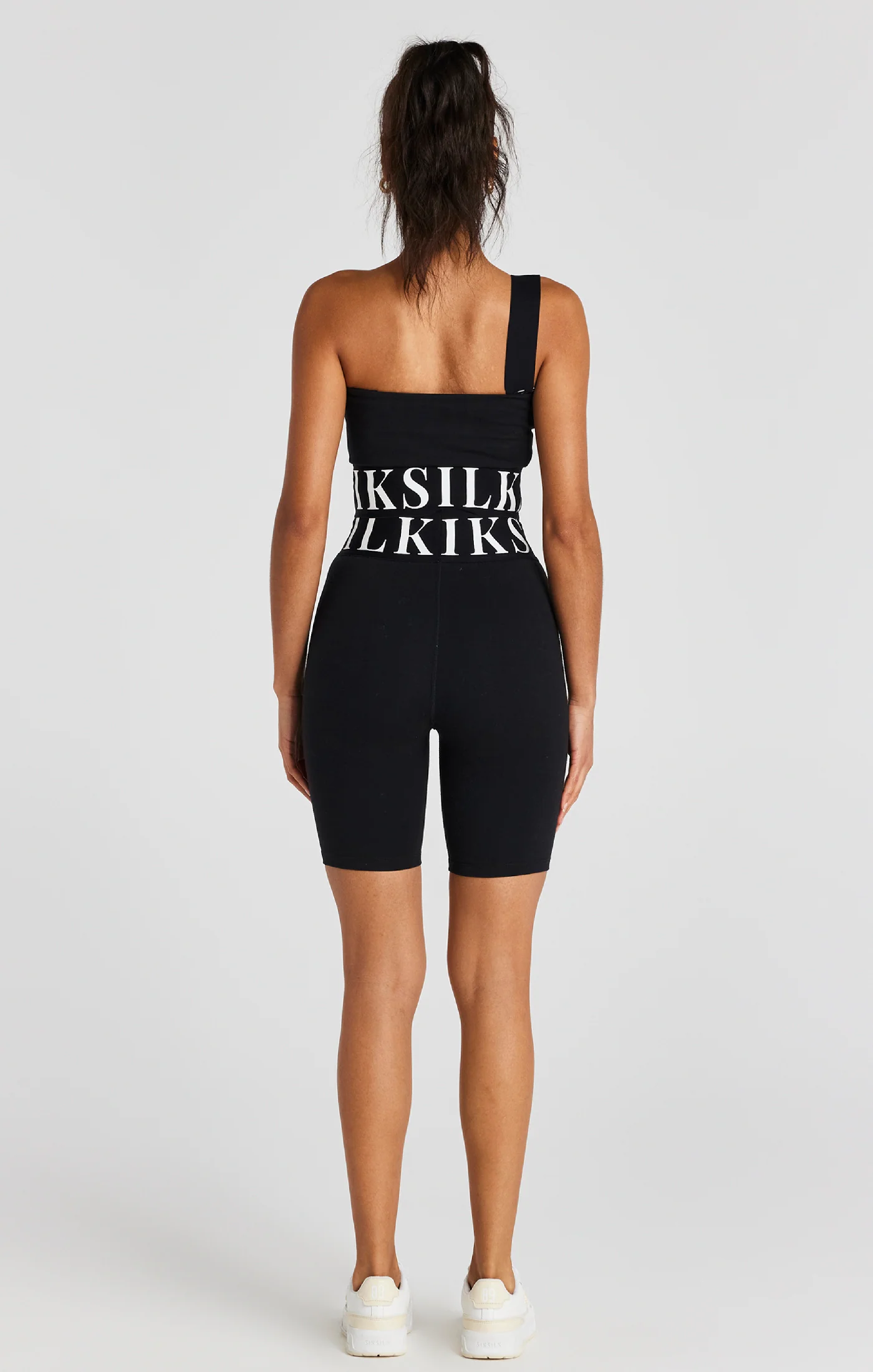 Black One Shoulder Crop Top - Image 5