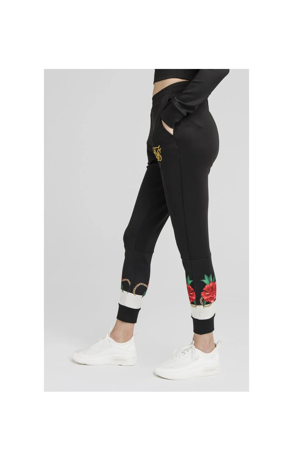 SikSilk Majestic Track Pants - Black - Image 2
