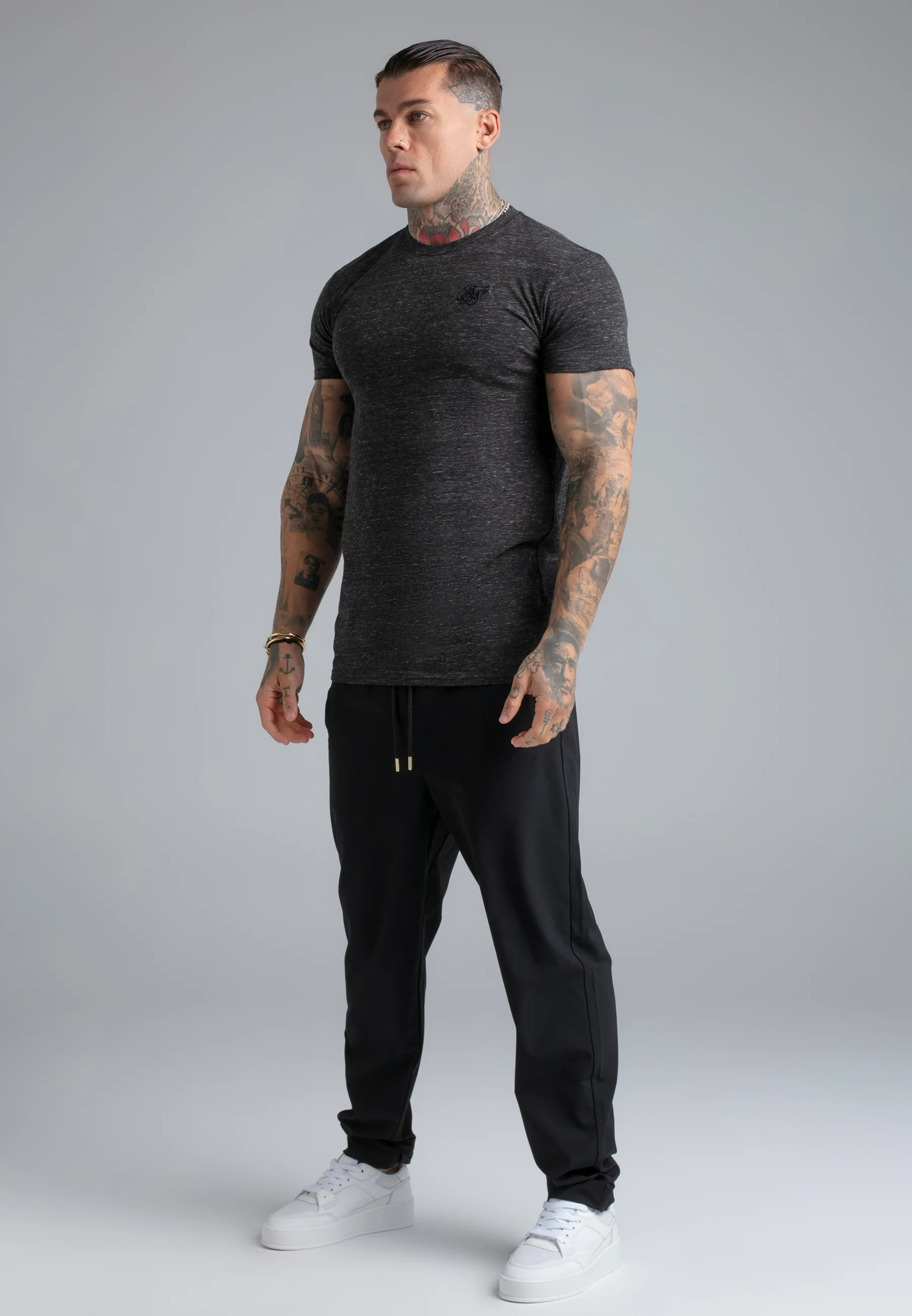 Black Marl T-Shirt - Image 4