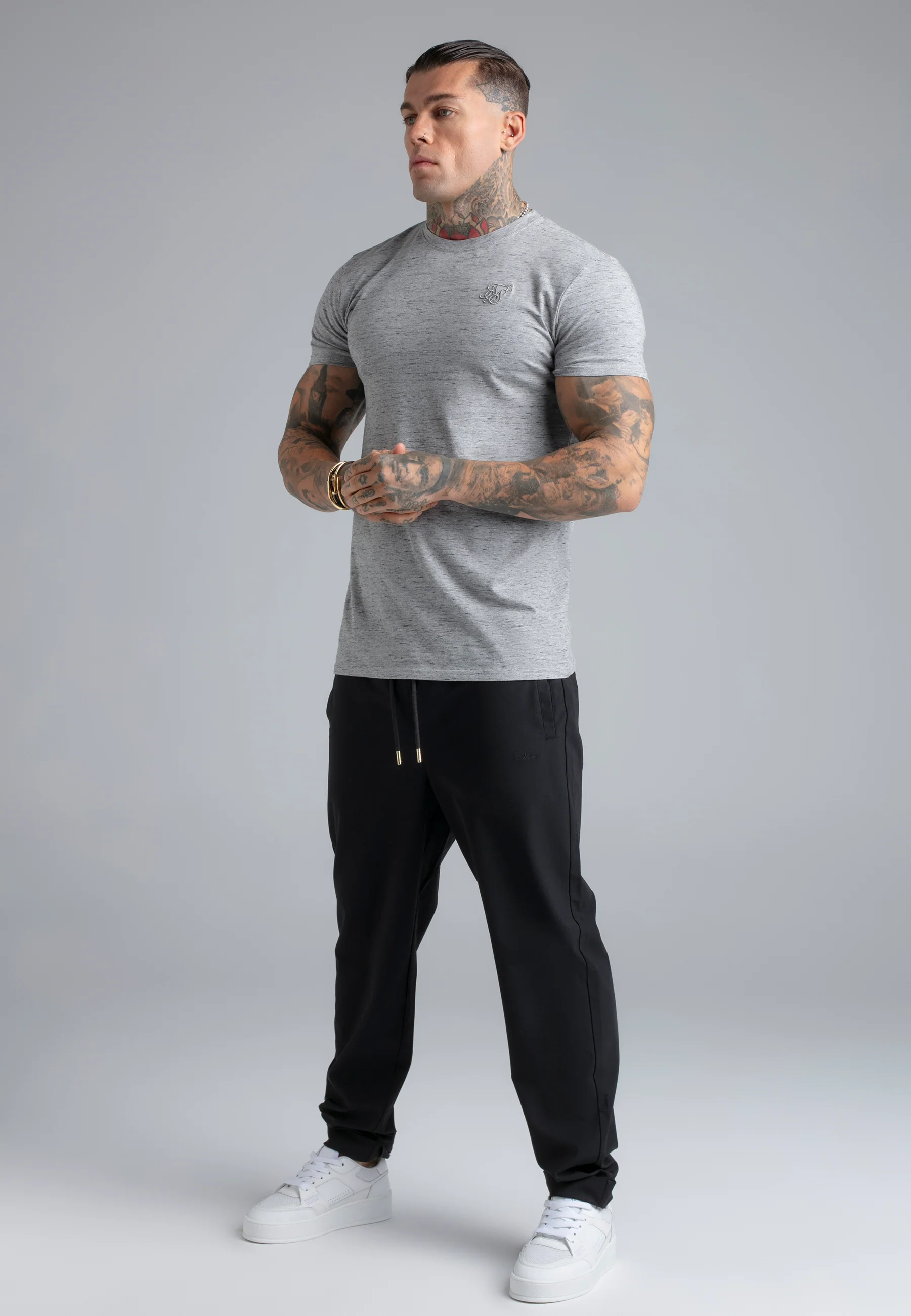 Grey Marl T-Shirt - Image 4