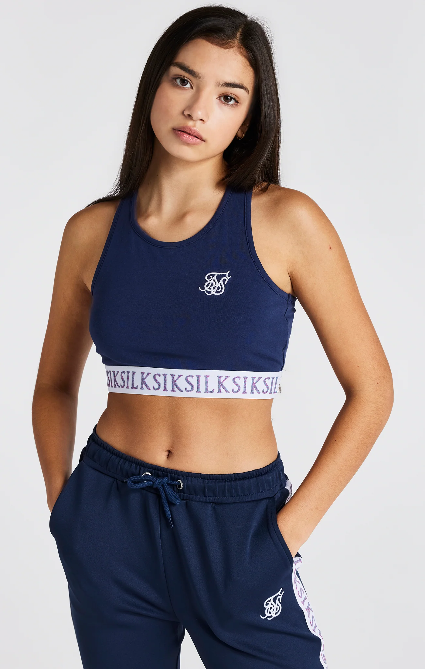 Girls Navy Bralette - Image 6