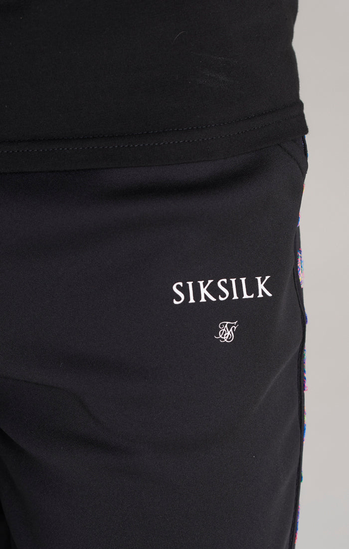 Boys Black Taped Jogger - Image 3