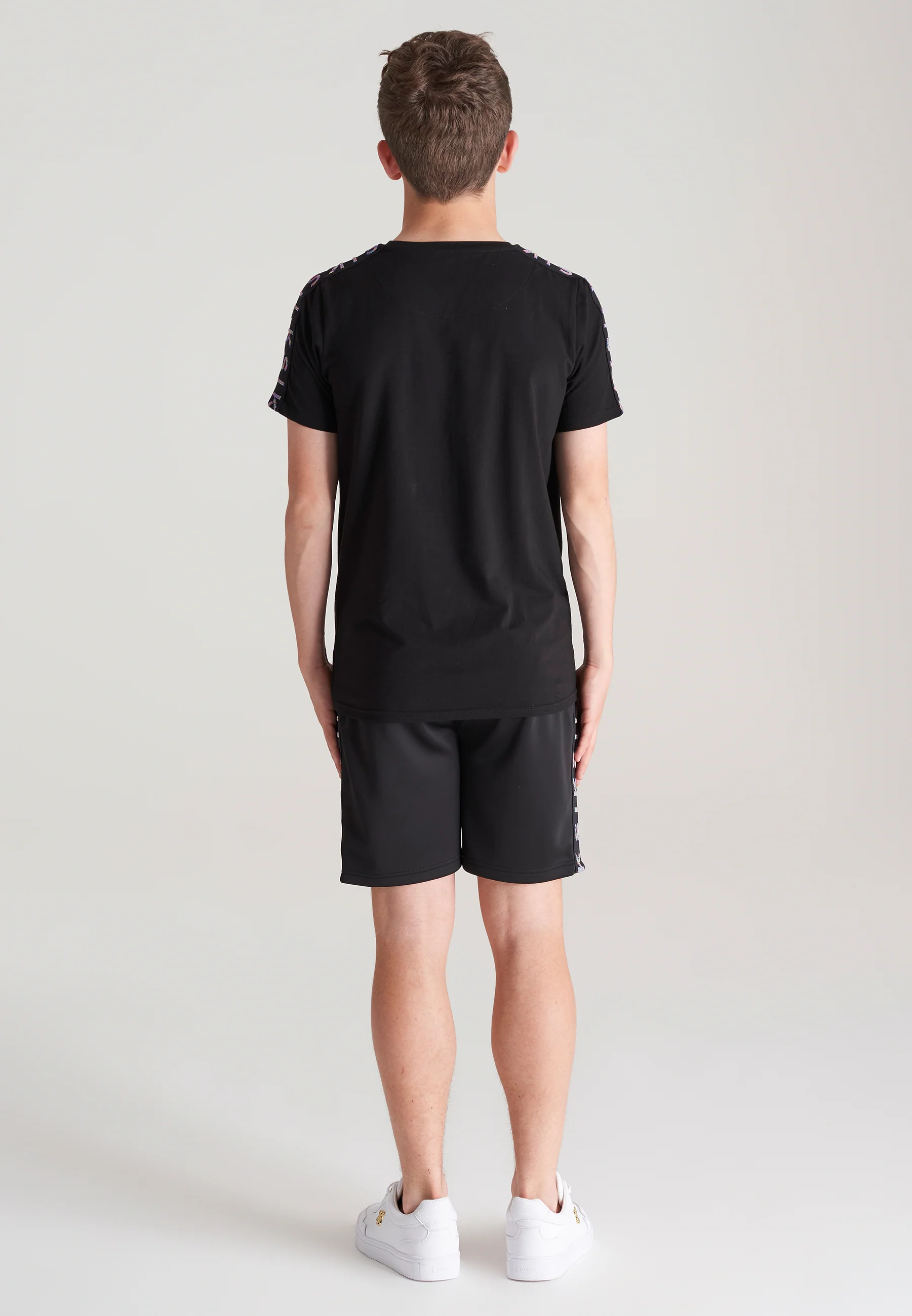 Boys Black Taped Short - Image 5