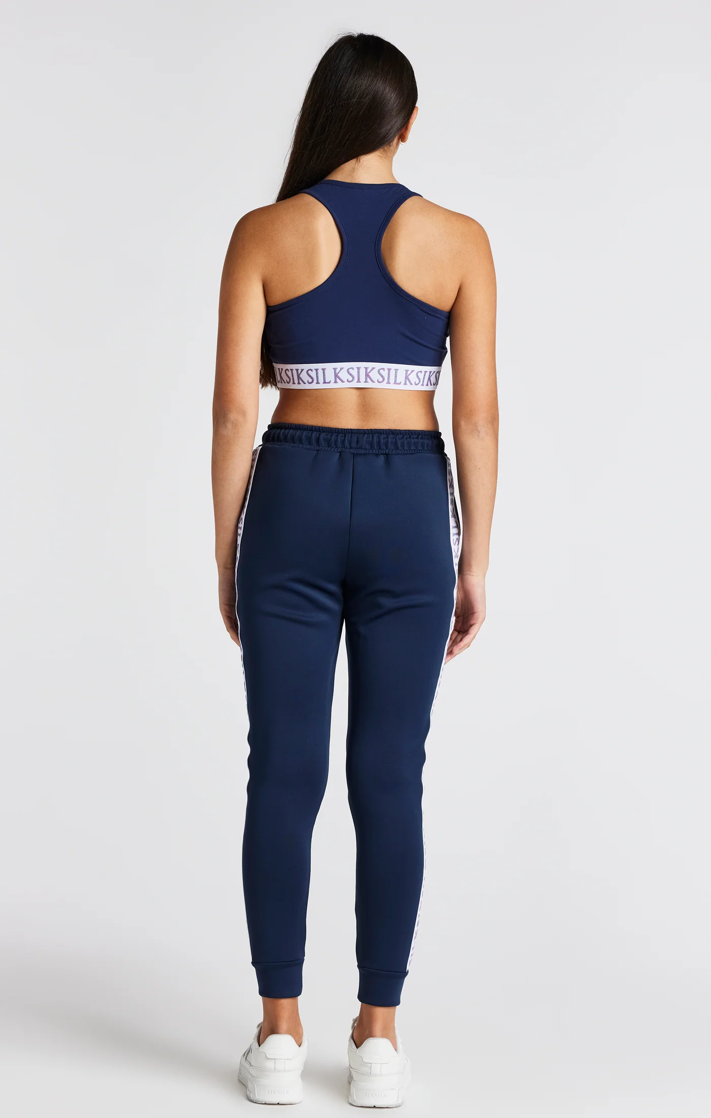 Girls Navy Track Pant - Image 5