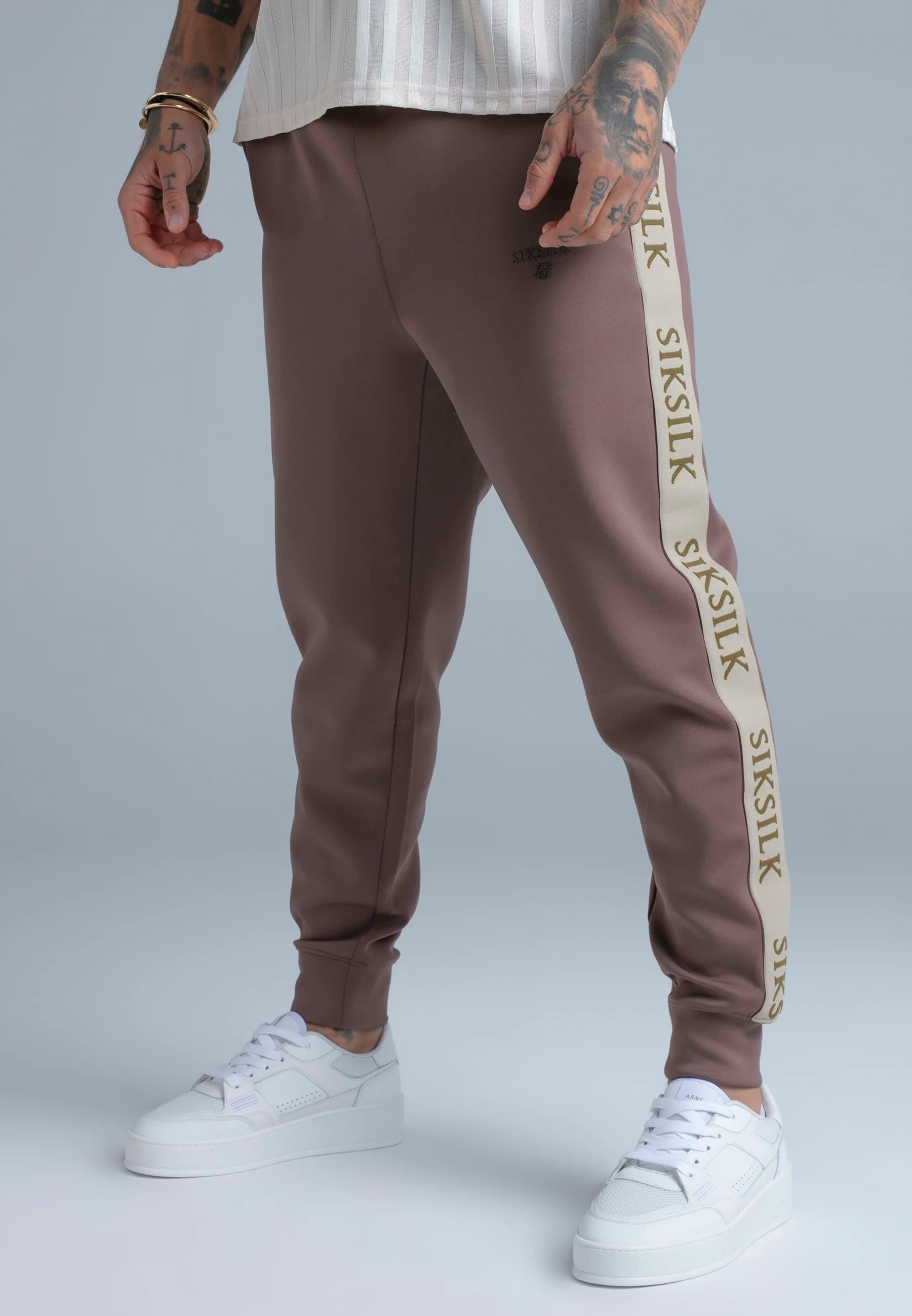 Brown Track Top and Jogger Set - Image 3