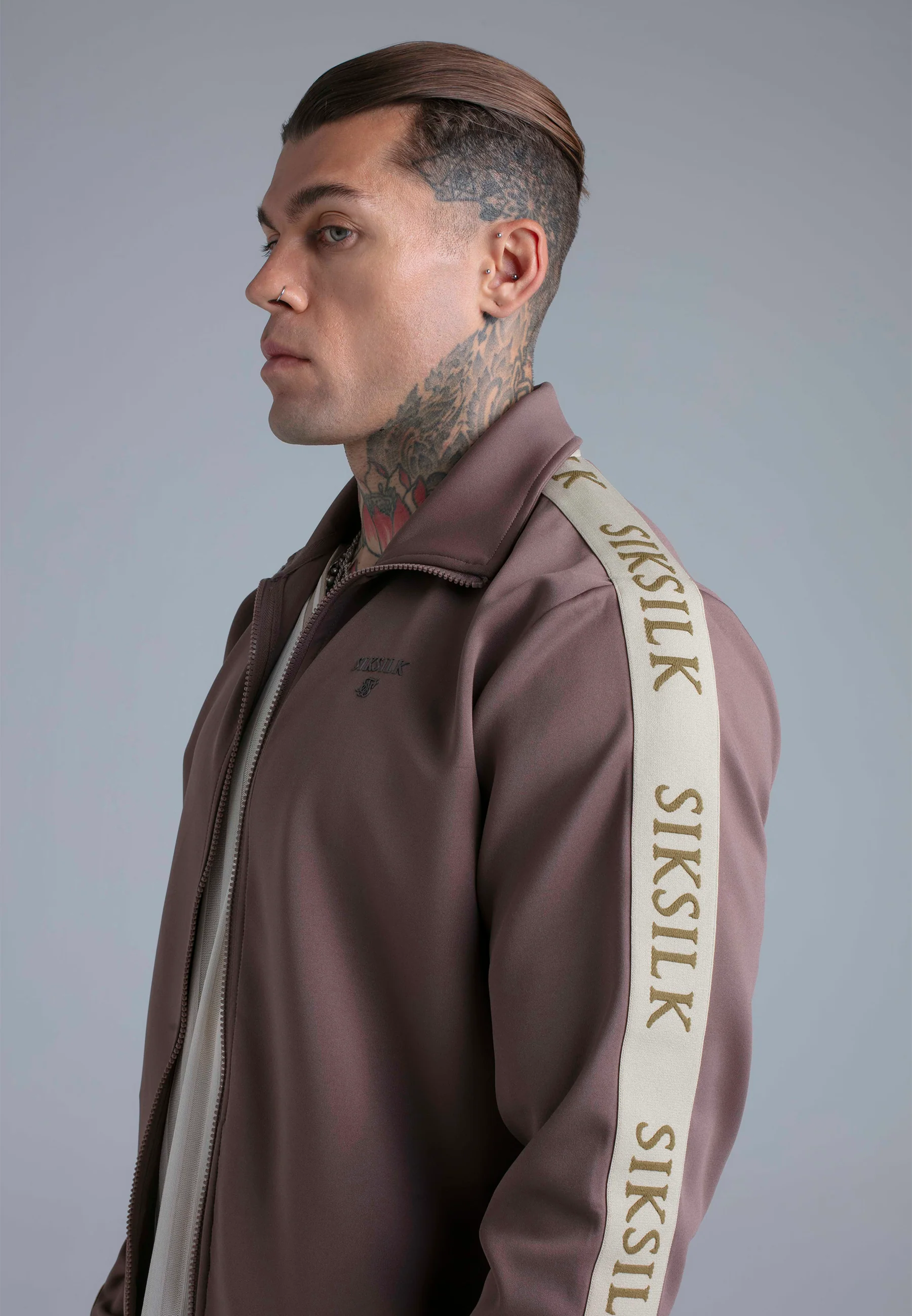 Brown Track Top and Jogger Set - Image 4